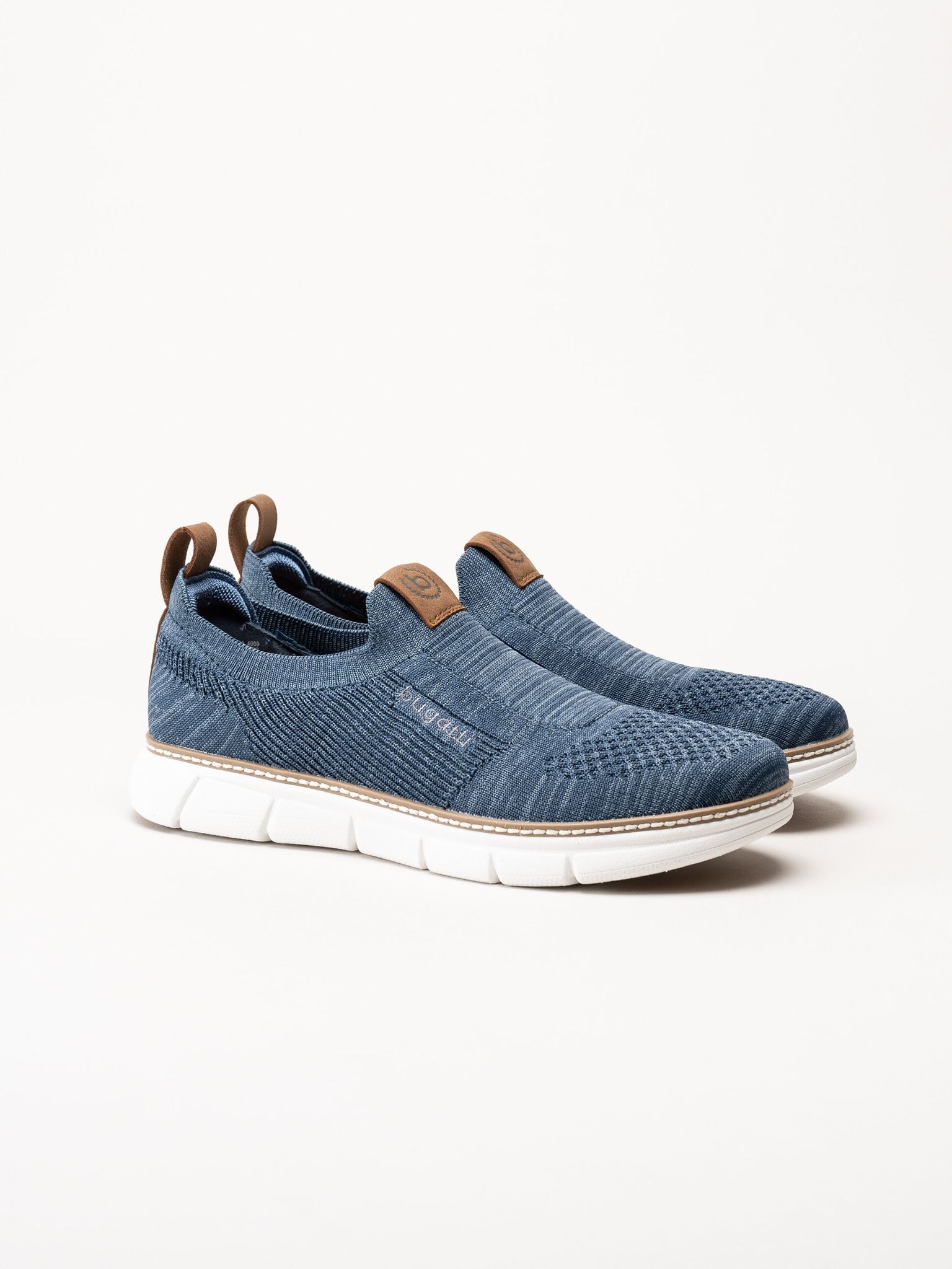 Bugatti - Passadena - Blå slip on sneakers i mesh