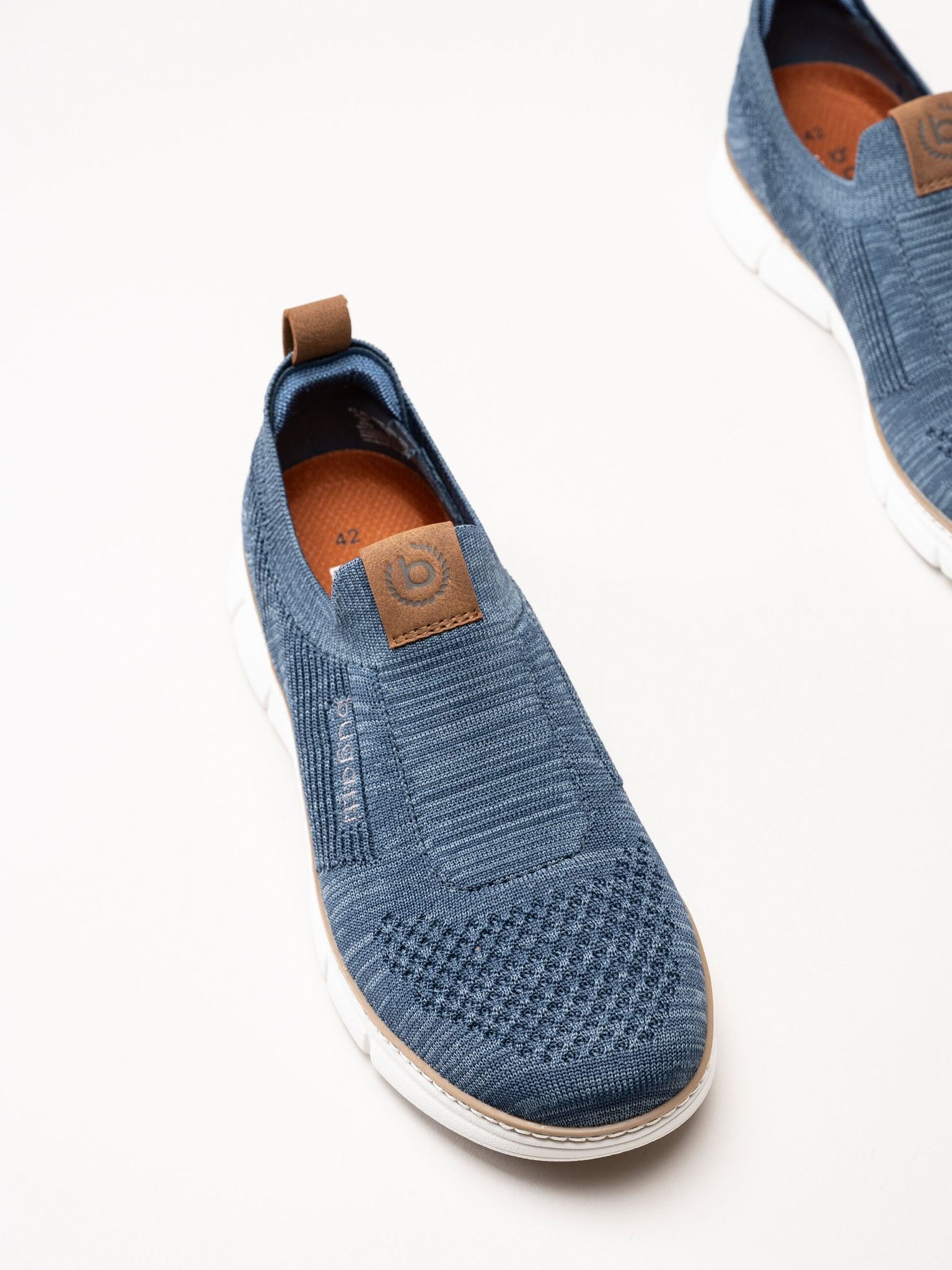Bugatti - Passadena - Blå slip on sneakers i mesh