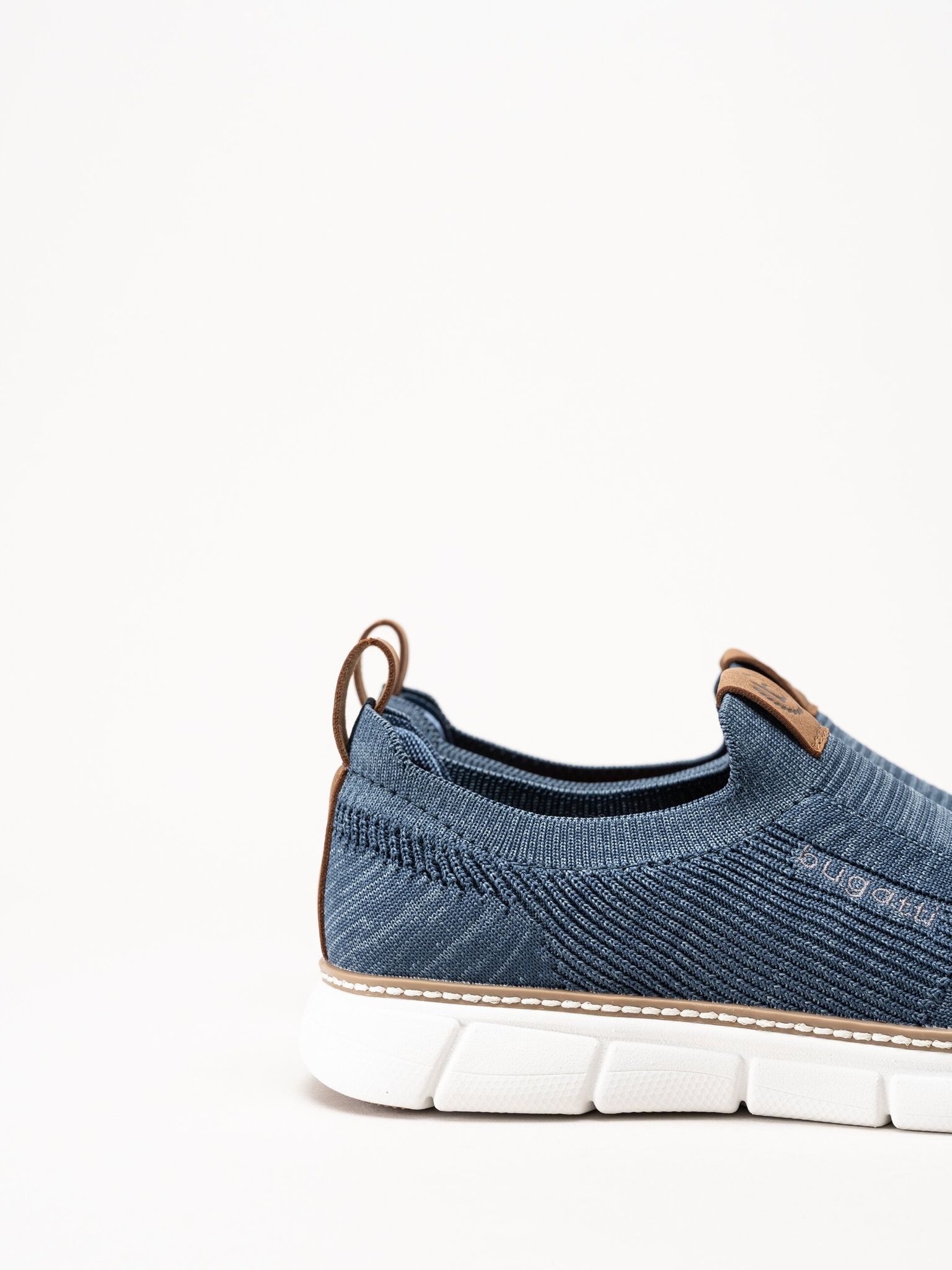 Bugatti - Passadena - Blå slip on sneakers i mesh