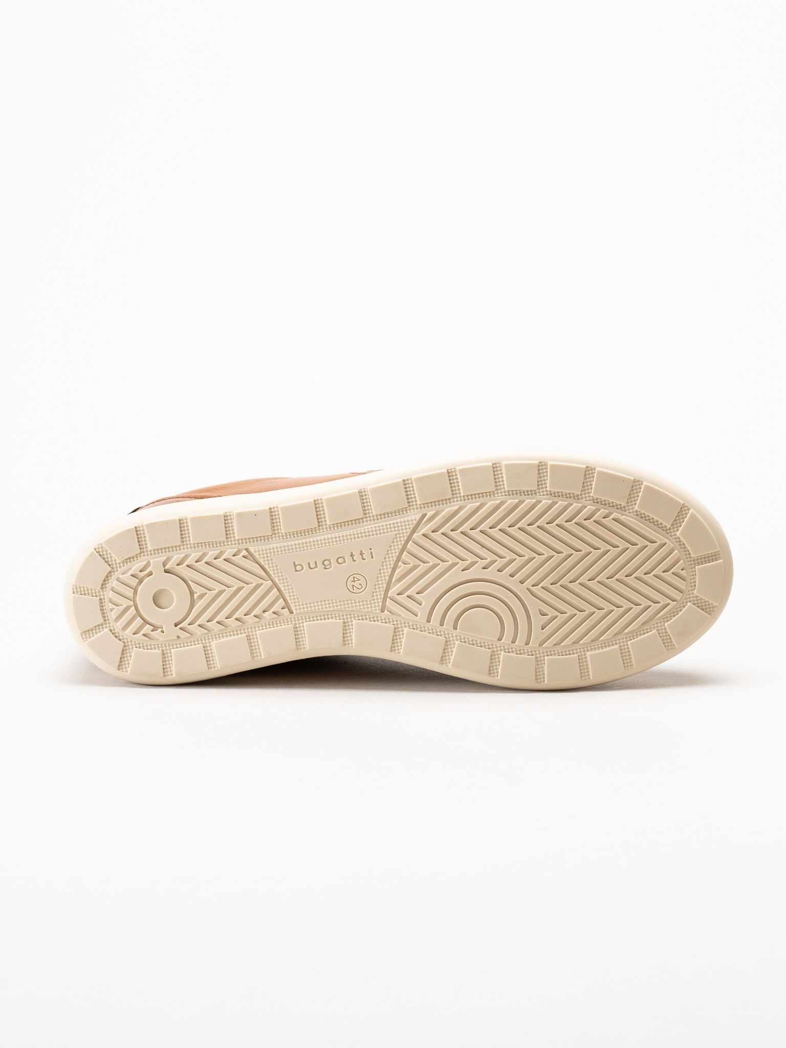 Bugatti - Powder - Ljusbruna sneakers i skinn