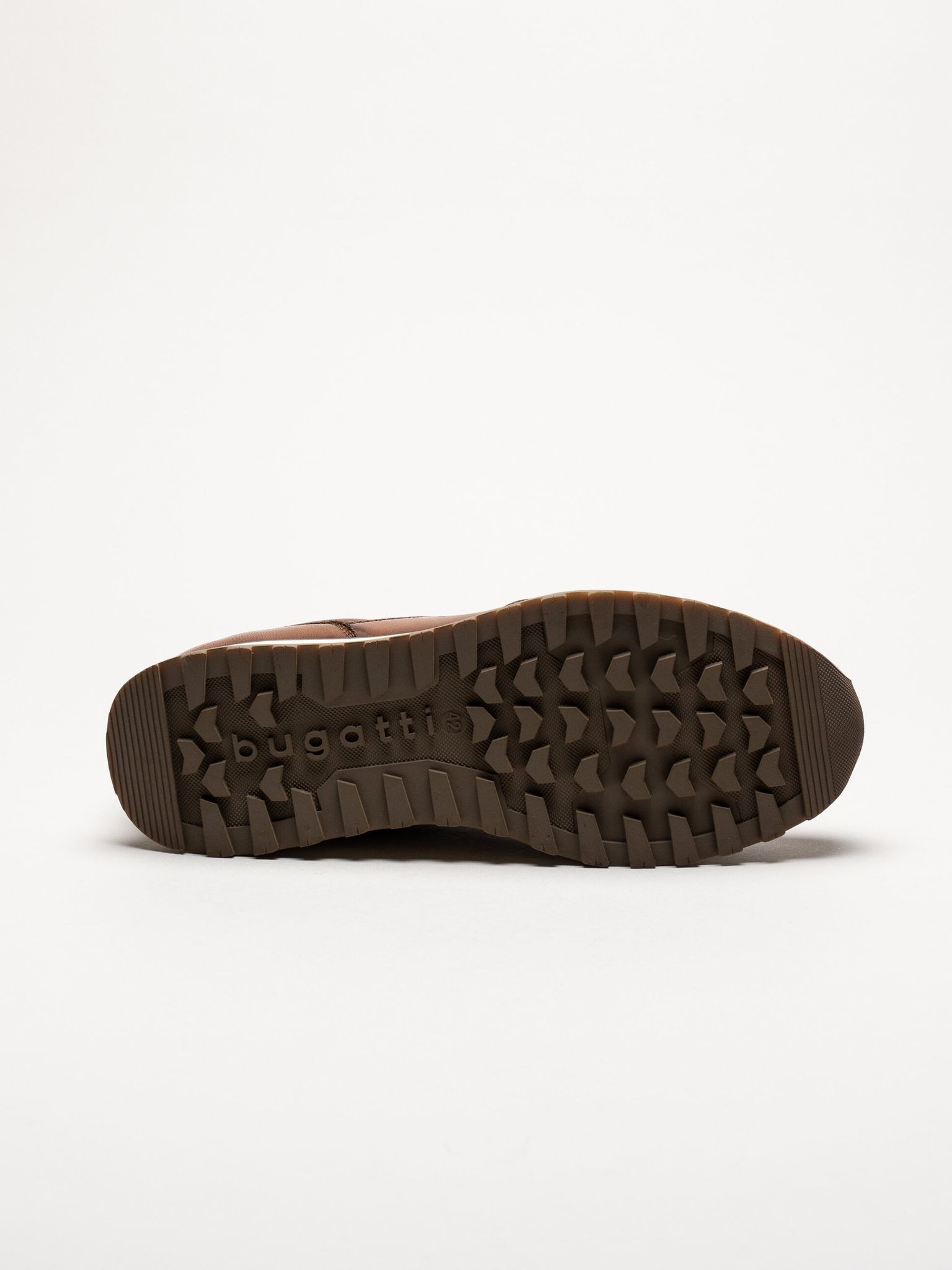 Bugatti - Cirino - Bruna dressad sneaker i skinn
