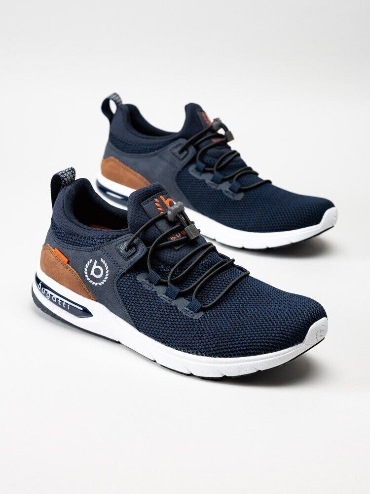 Bugatti - Numbis - Blå slip on sneakers i mesh