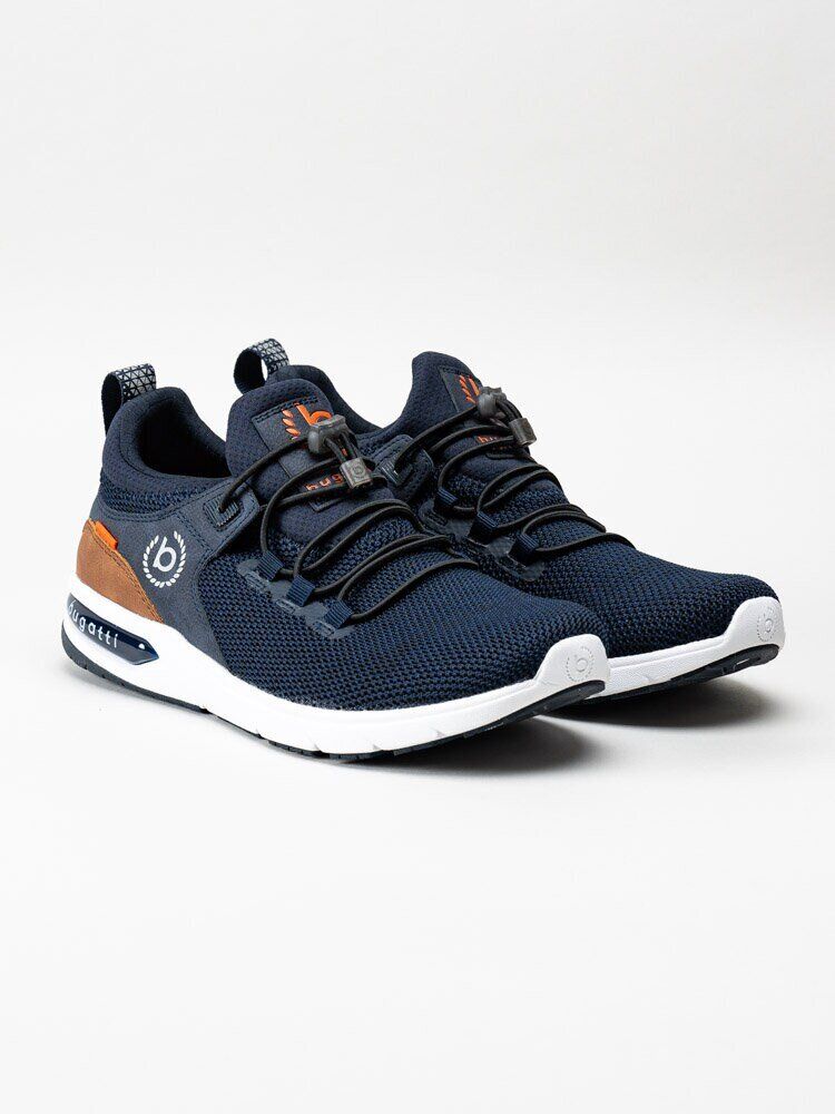Bugatti - Numbis - Blå slip on sneakers i mesh