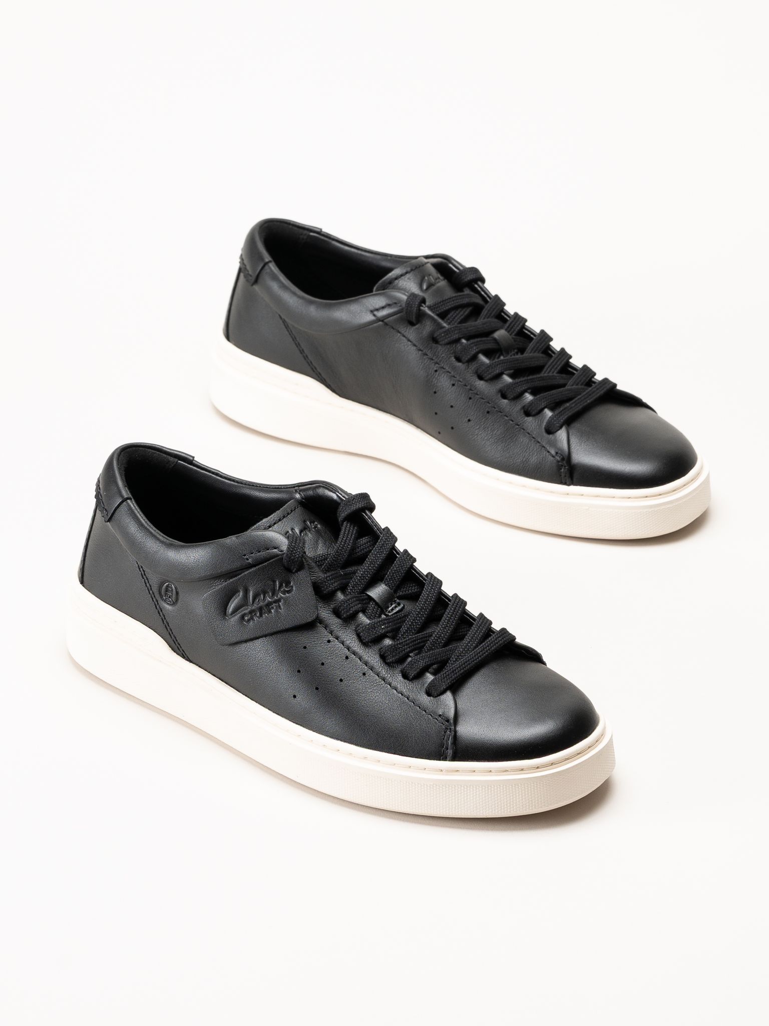 Clarks - Craft Swift - Svarta sneakers i skinn