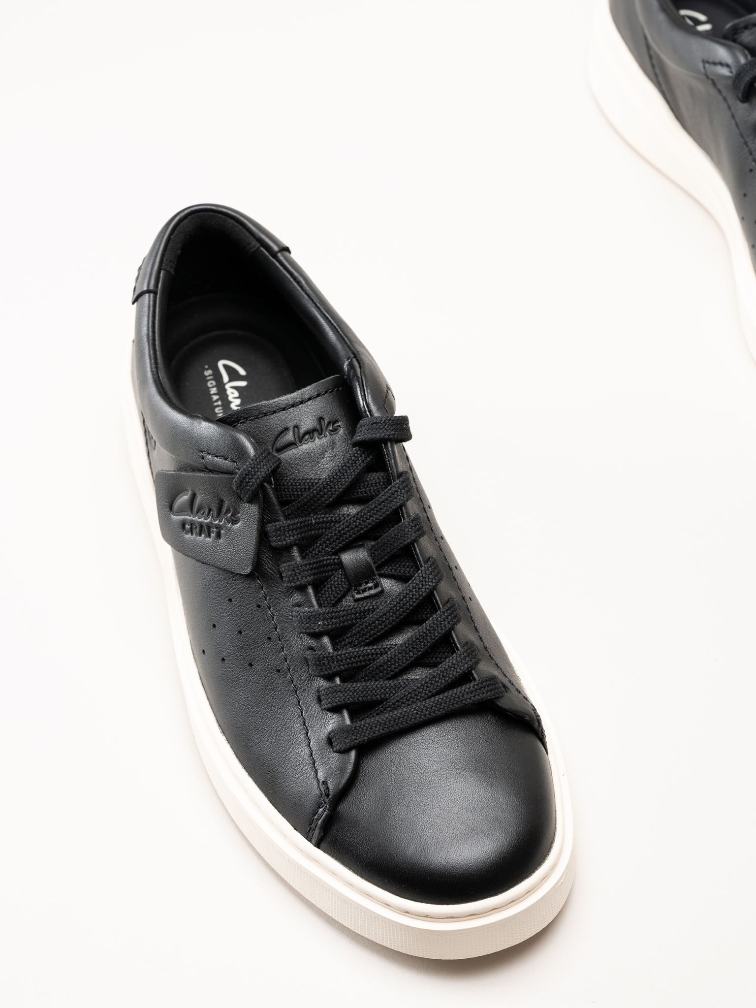 Clarks - Craft Swift - Svarta sneakers i skinn