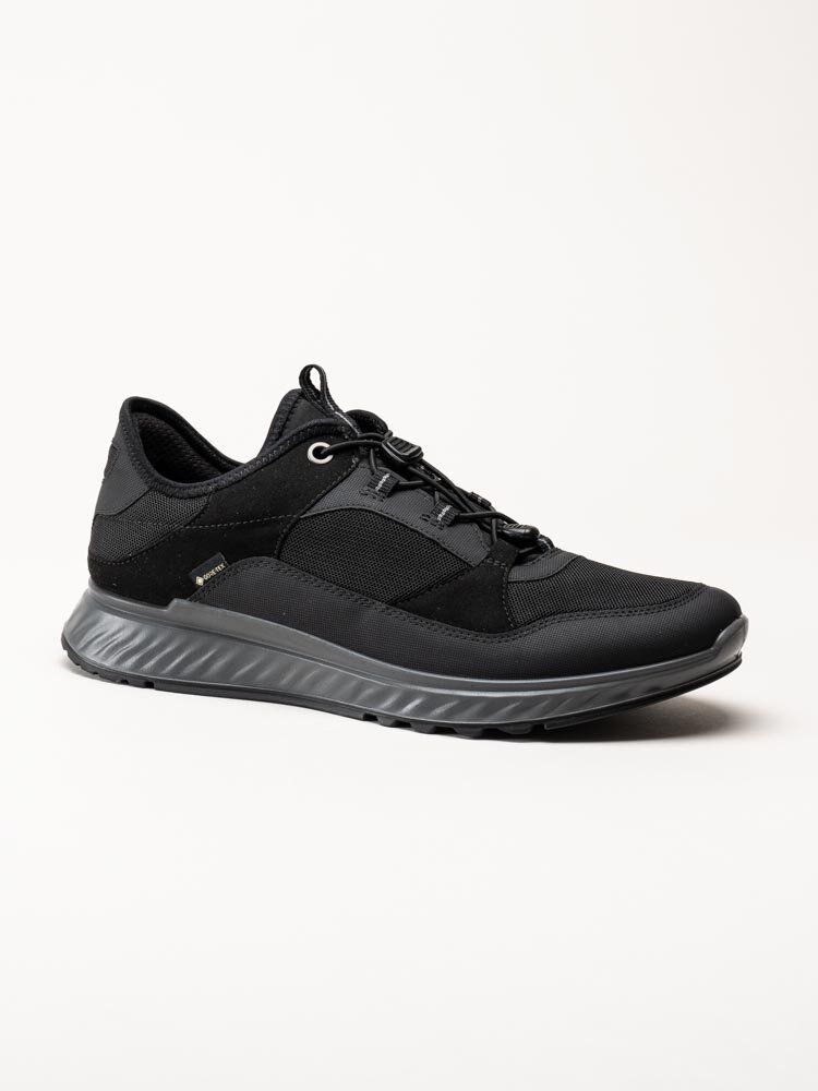 Ecco - Exostride - Svarta sportiga sneakers med Gore-Tex