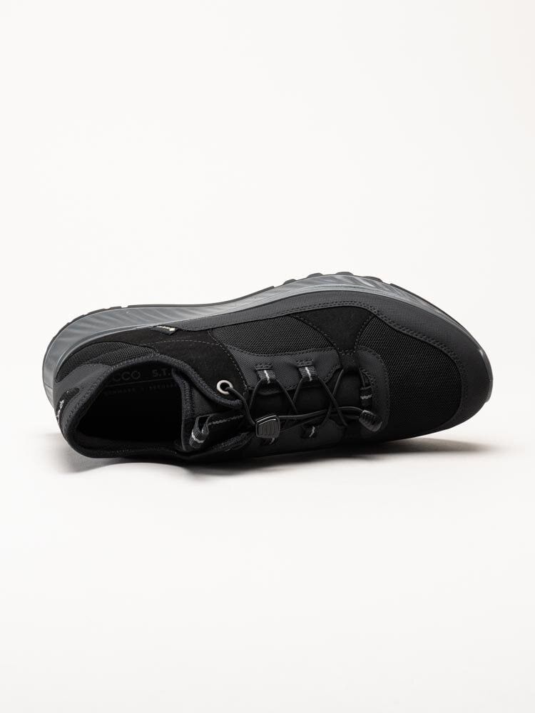 Ecco - Exostride - Svarta sportiga sneakers med Gore-Tex