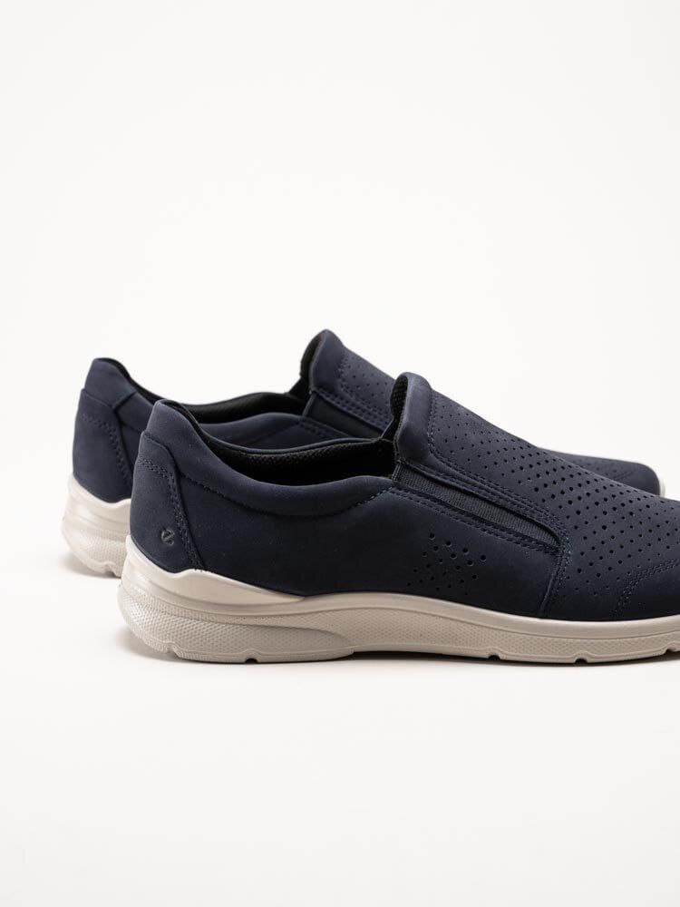 Ecco - Irving Slip On Perf - Mörkblå slip on sneakers