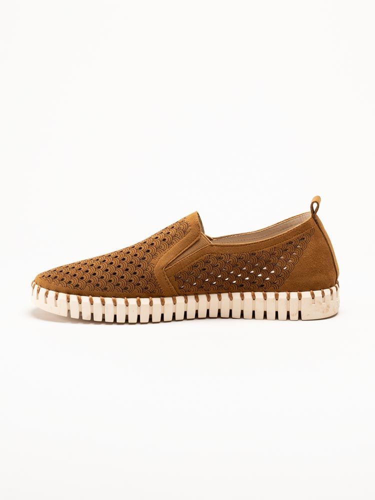 Ilse Jacobsen - Tulip Men - Bruna slip on skor