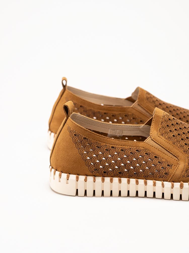 Ilse Jacobsen - Tulip Men - Bruna slip on skor
