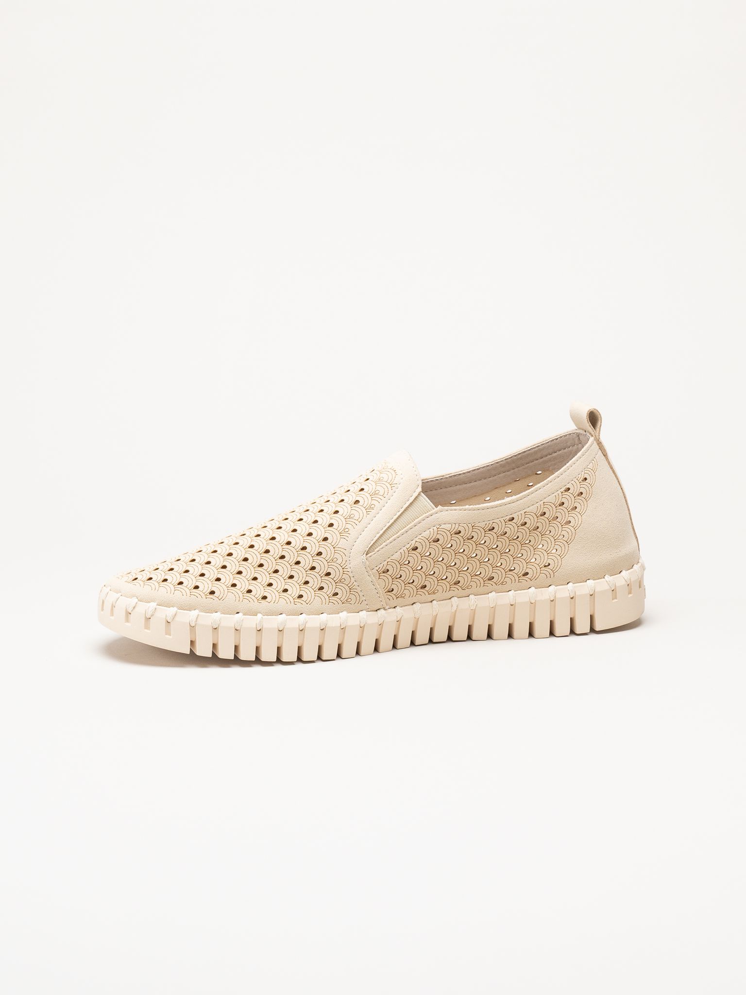 Ilse Jacobsen - Tulip Men - Beige slip on skor