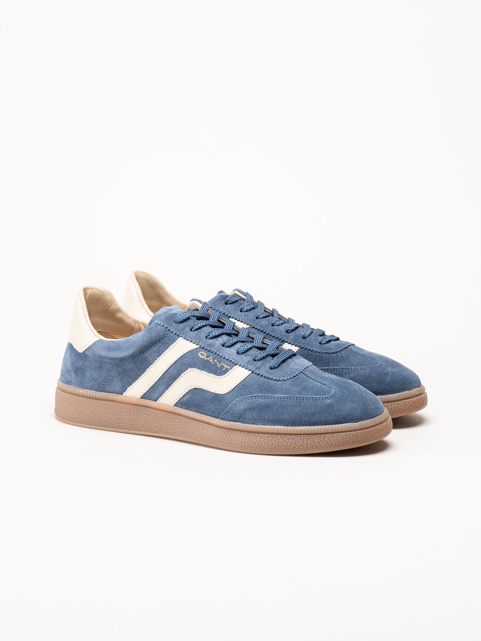 Gant Footwear - Cuzmo - Blå sneakers i mocka