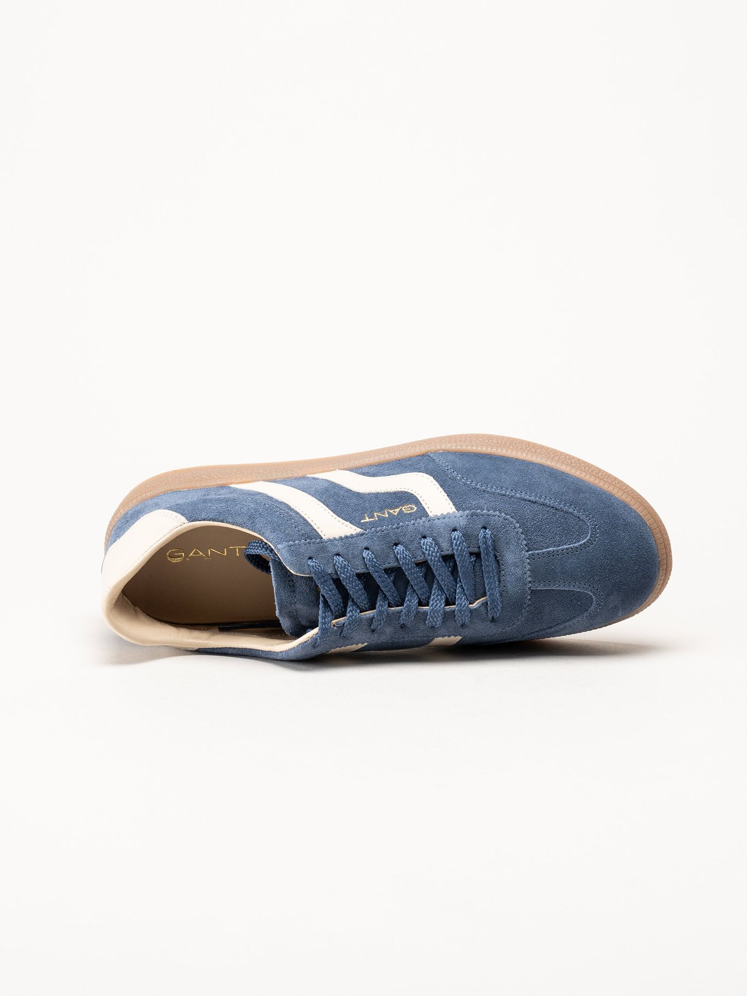 Gant Footwear - Cuzmo - Blå sneakers i mocka