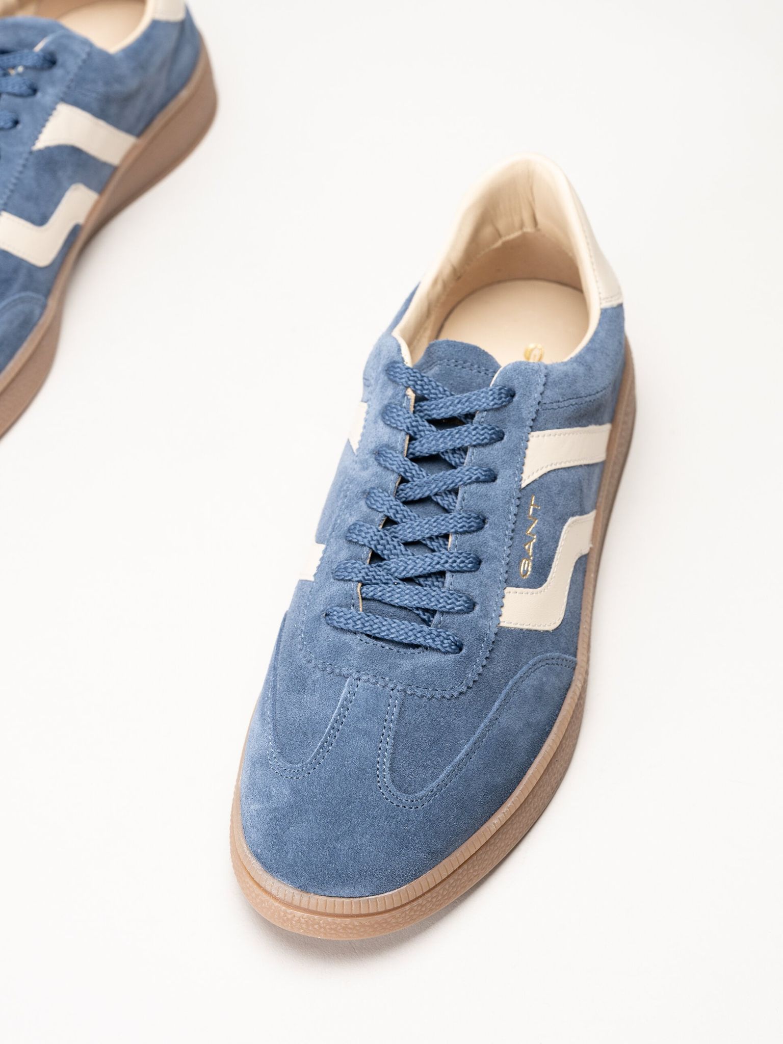 Gant Footwear - Cuzmo - Blå sneakers i mocka