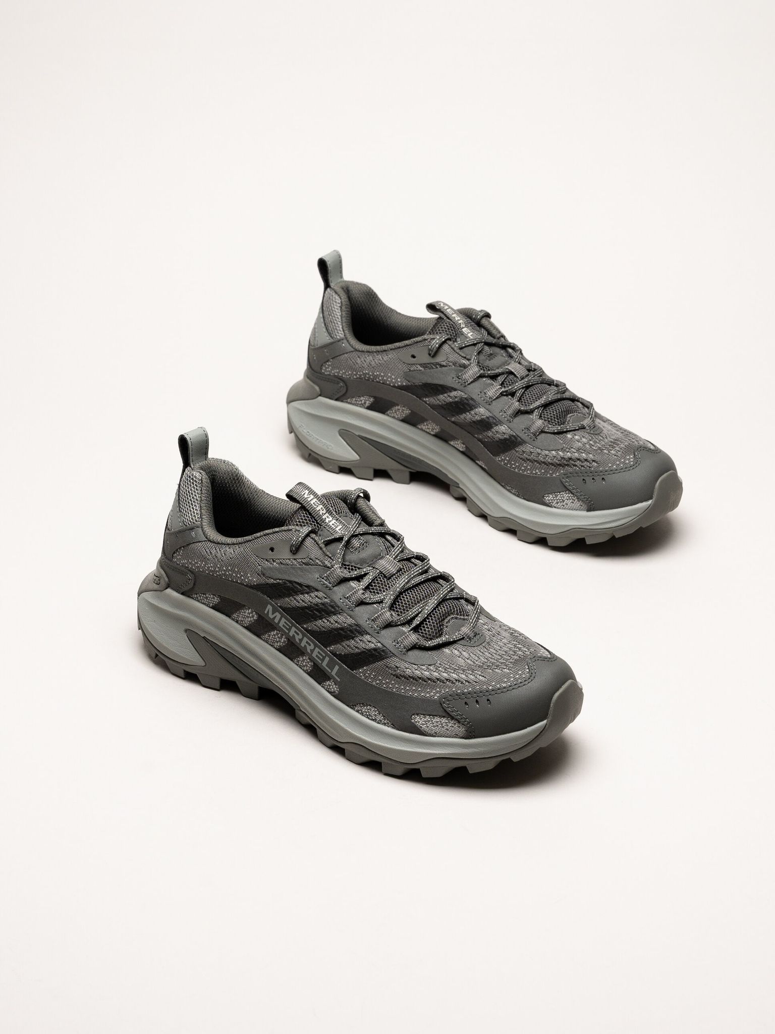 Merrell - Moab Speed 2 - Mörkgrå sneakers i mesh