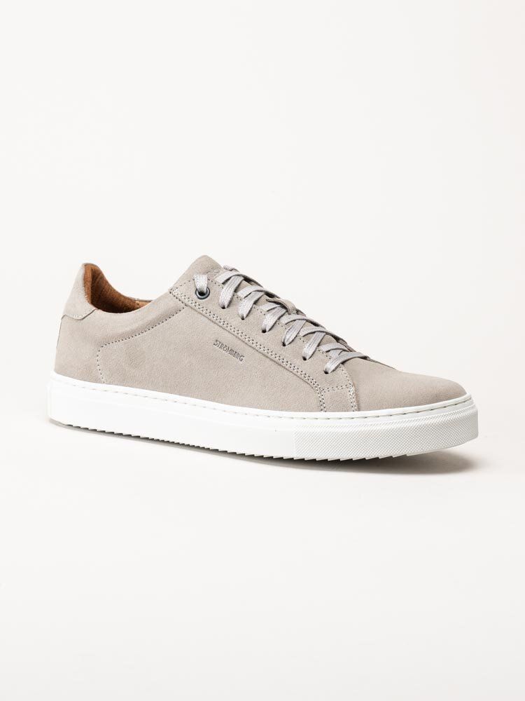 Strömberg - Arezzo - Ljusgrå sneakers i mocka