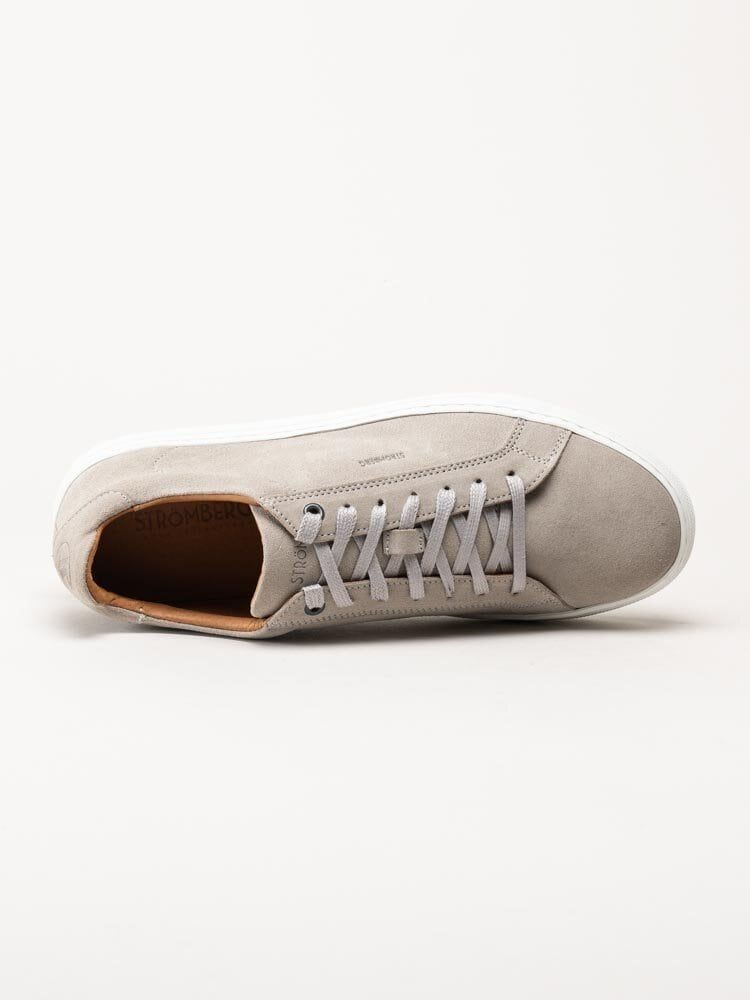 Strömberg - Arezzo - Ljusgrå sneakers i mocka