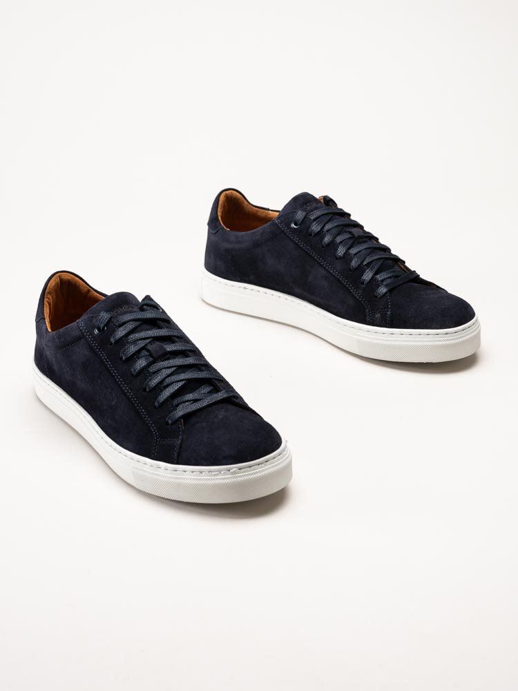 Strömberg - Arezzo - Mörkblå sneakers i mocka