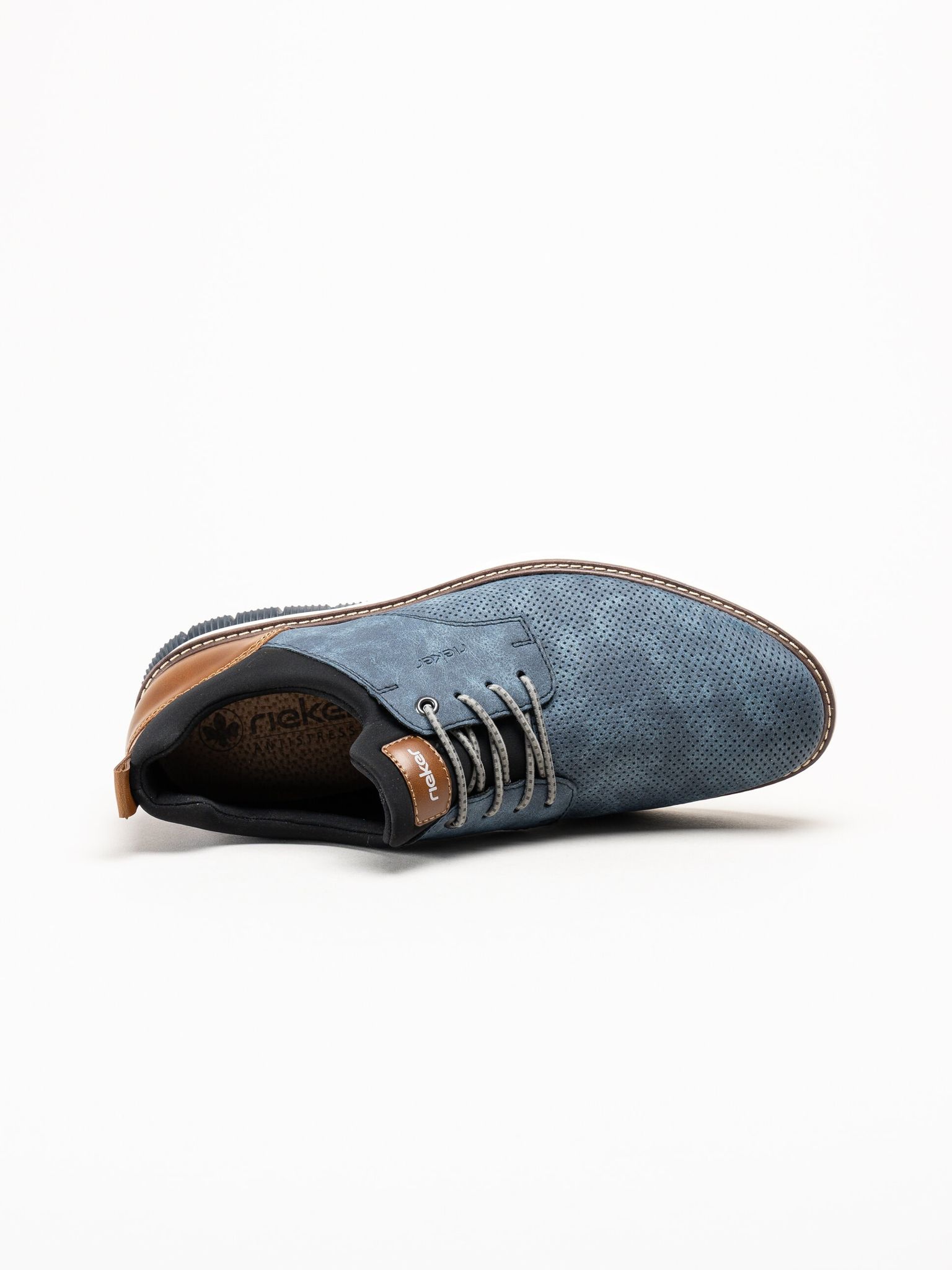 Rieker - Ljusblå slip on sneakers
