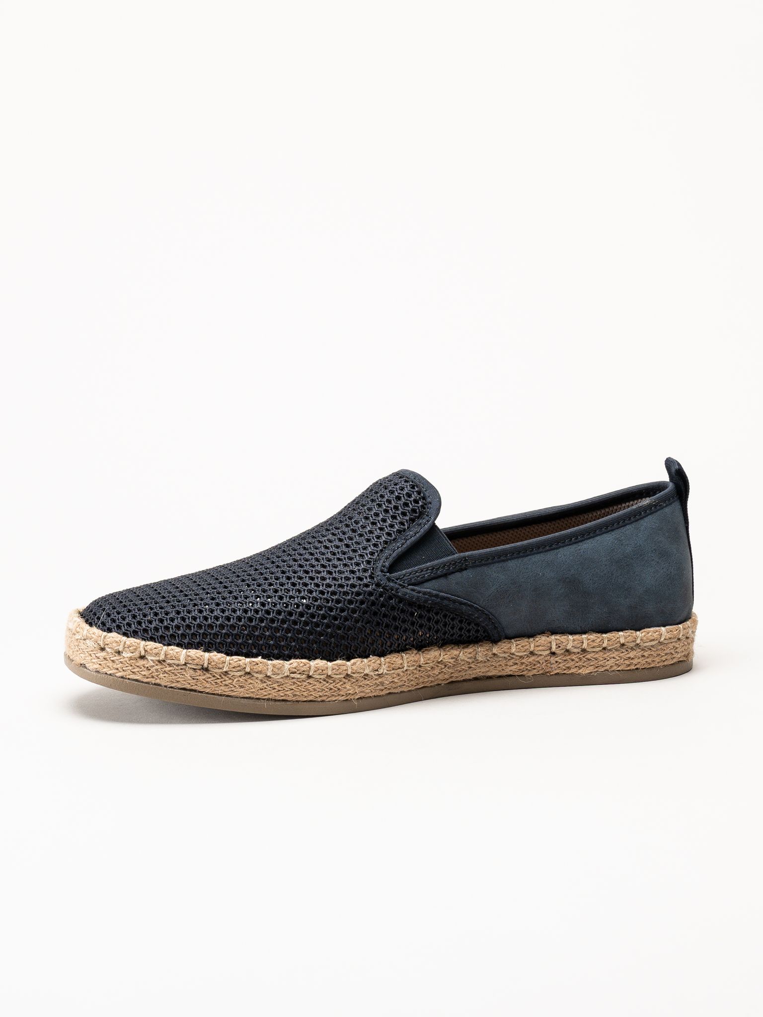 Rieker - Blå slip on skor