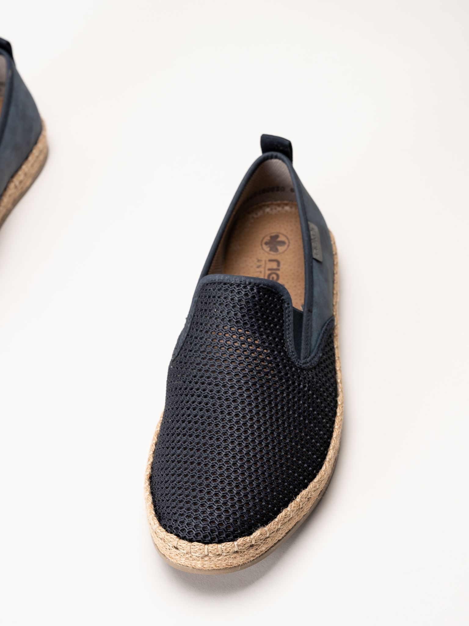 Rieker - Blå slip on skor