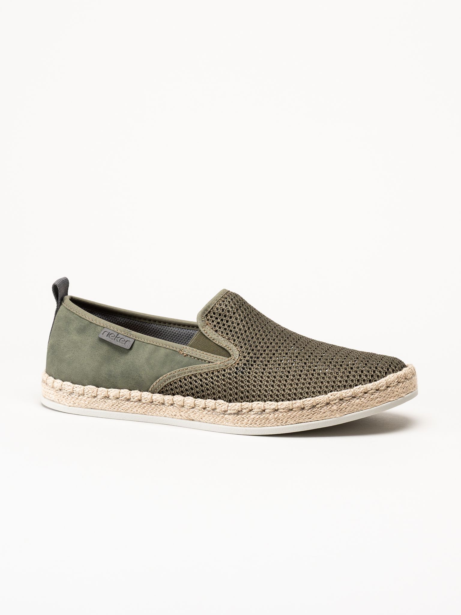Rieker - Gröna slip on skor