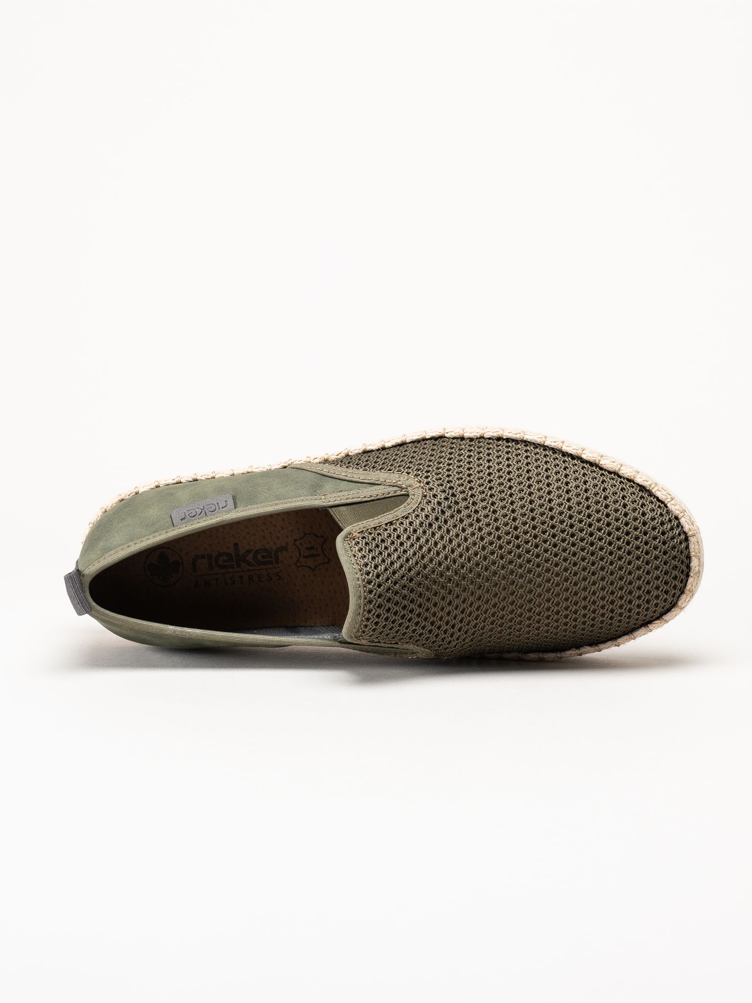 Rieker - Gröna slip on skor