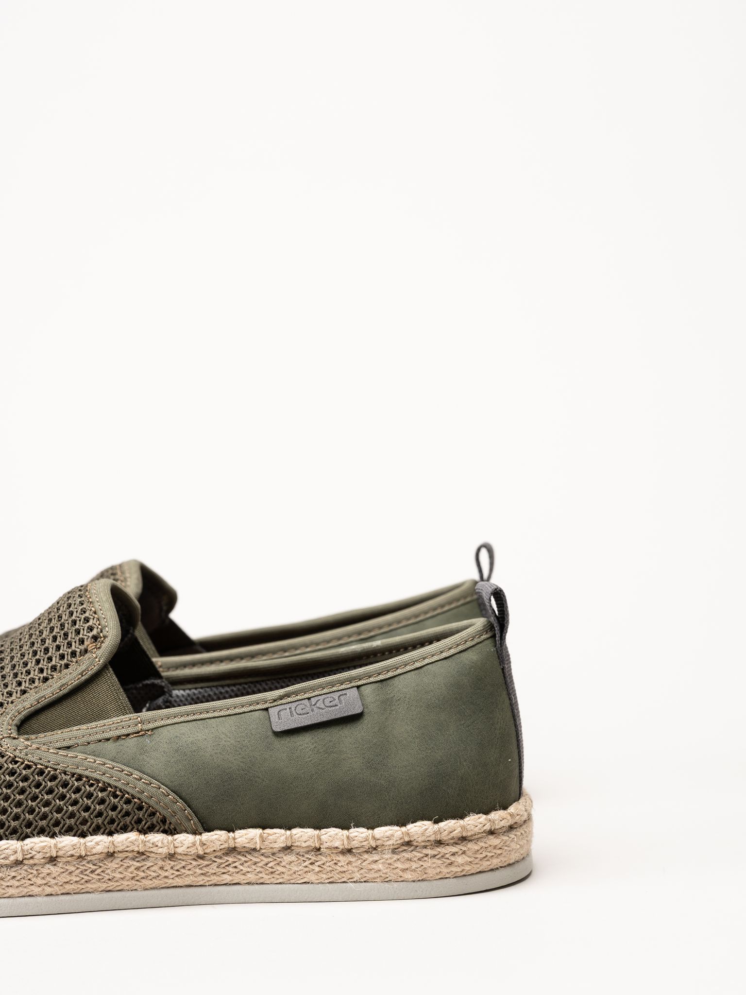 Rieker - Gröna slip on skor