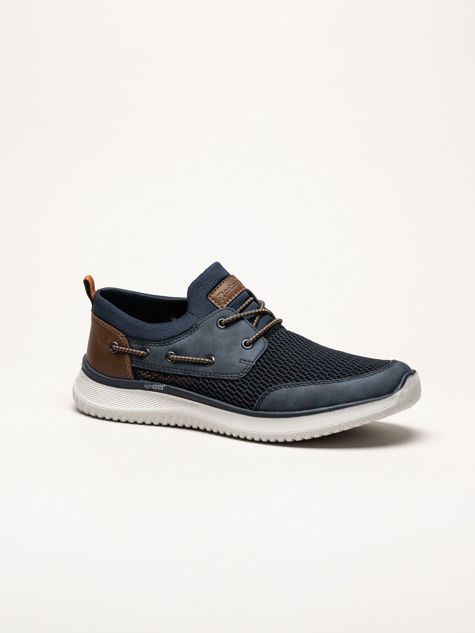 Rieker - Blå sneakers i textil