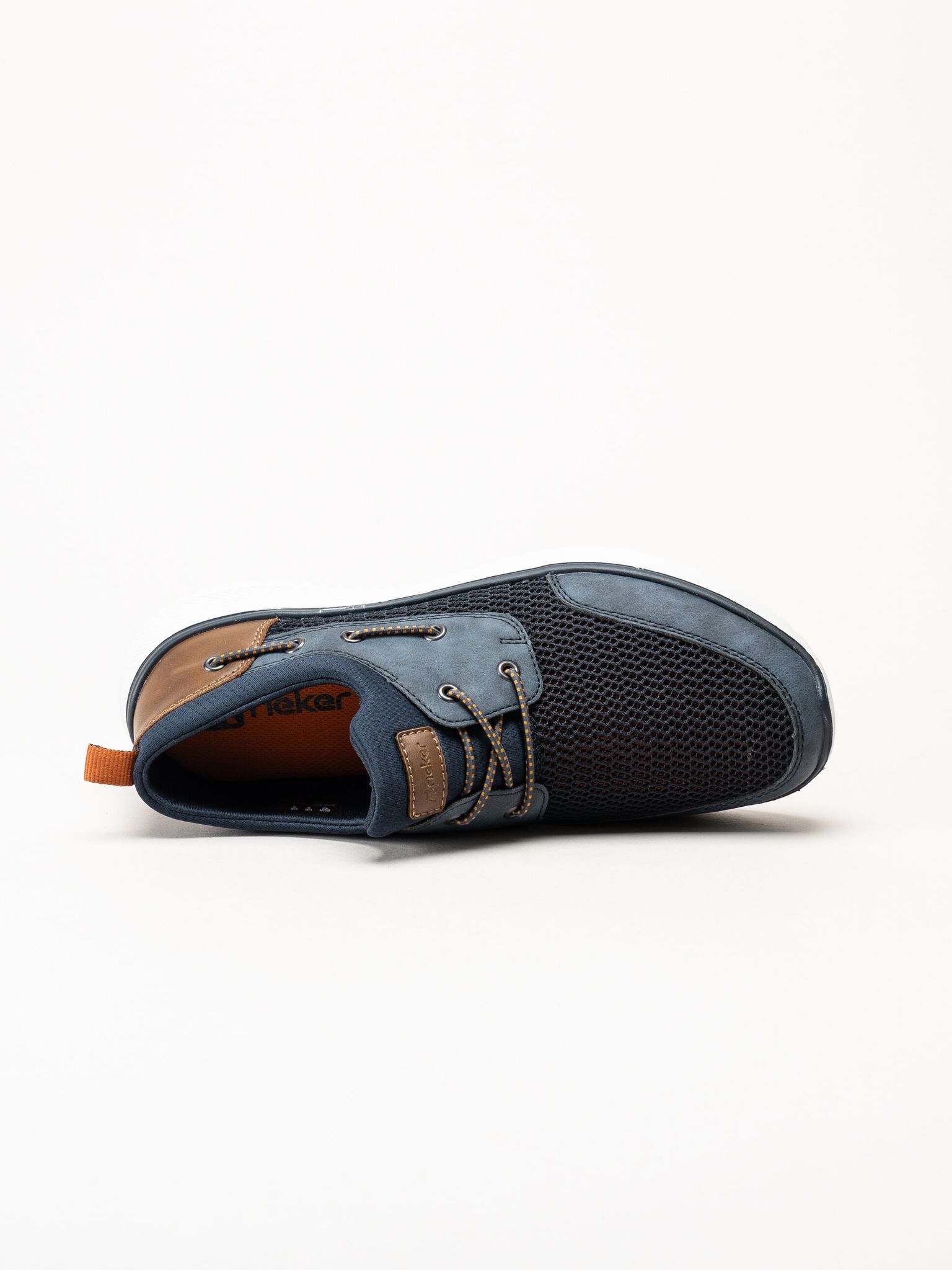 Rieker - Blå sneakers i textil