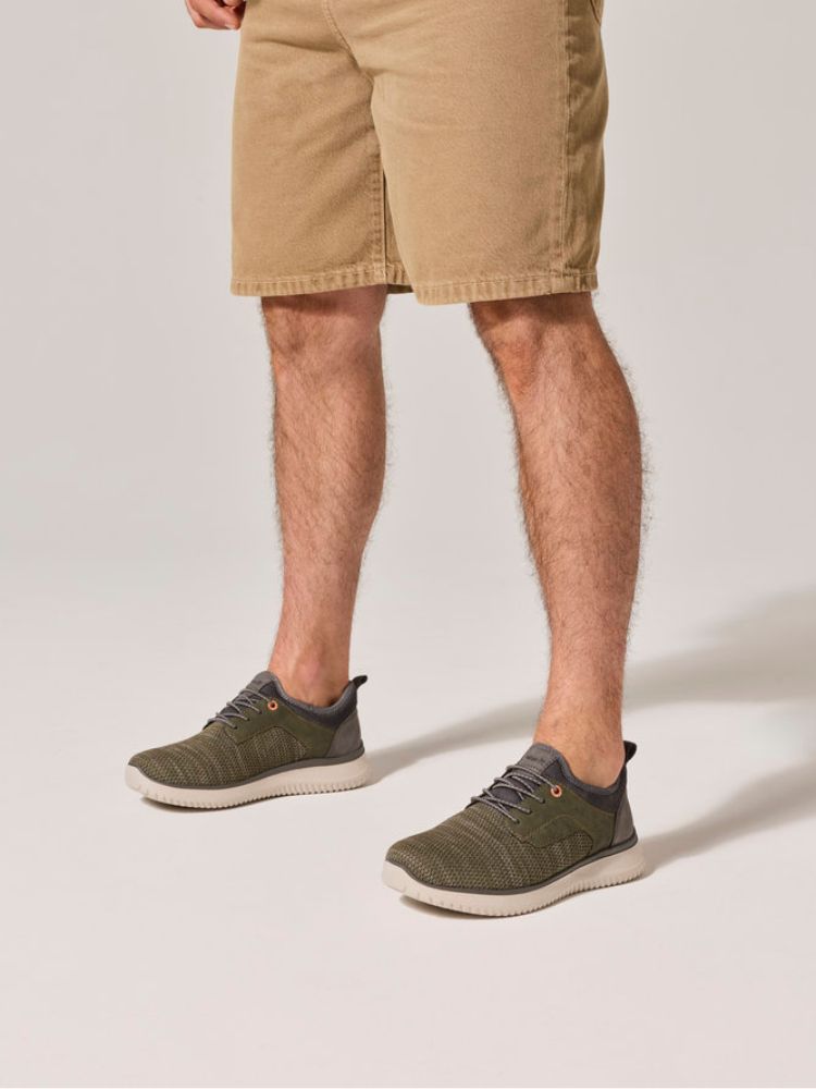 Rieker - Gröna slip on sneakers