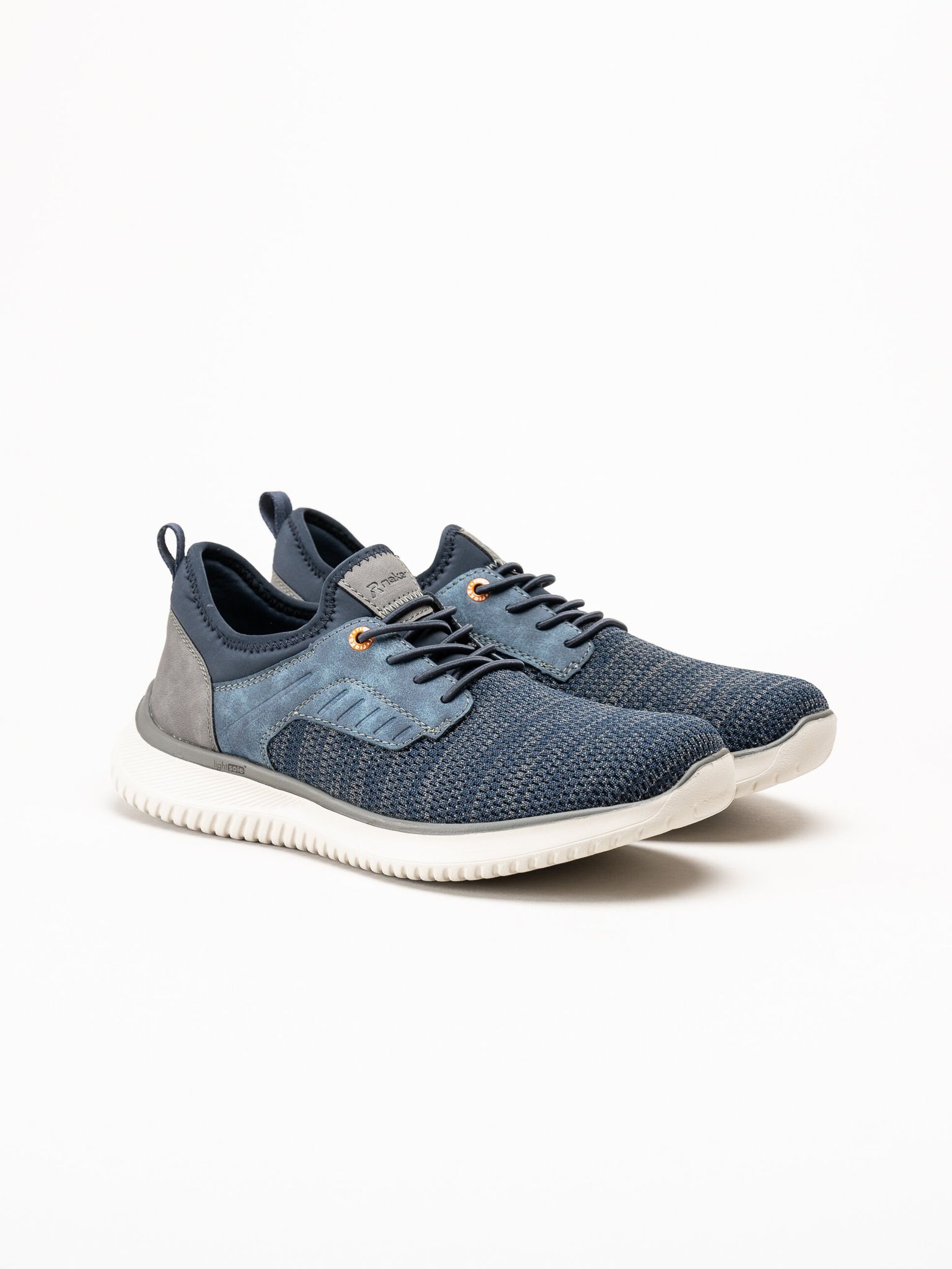 Rieker - Blå slip on sneakers