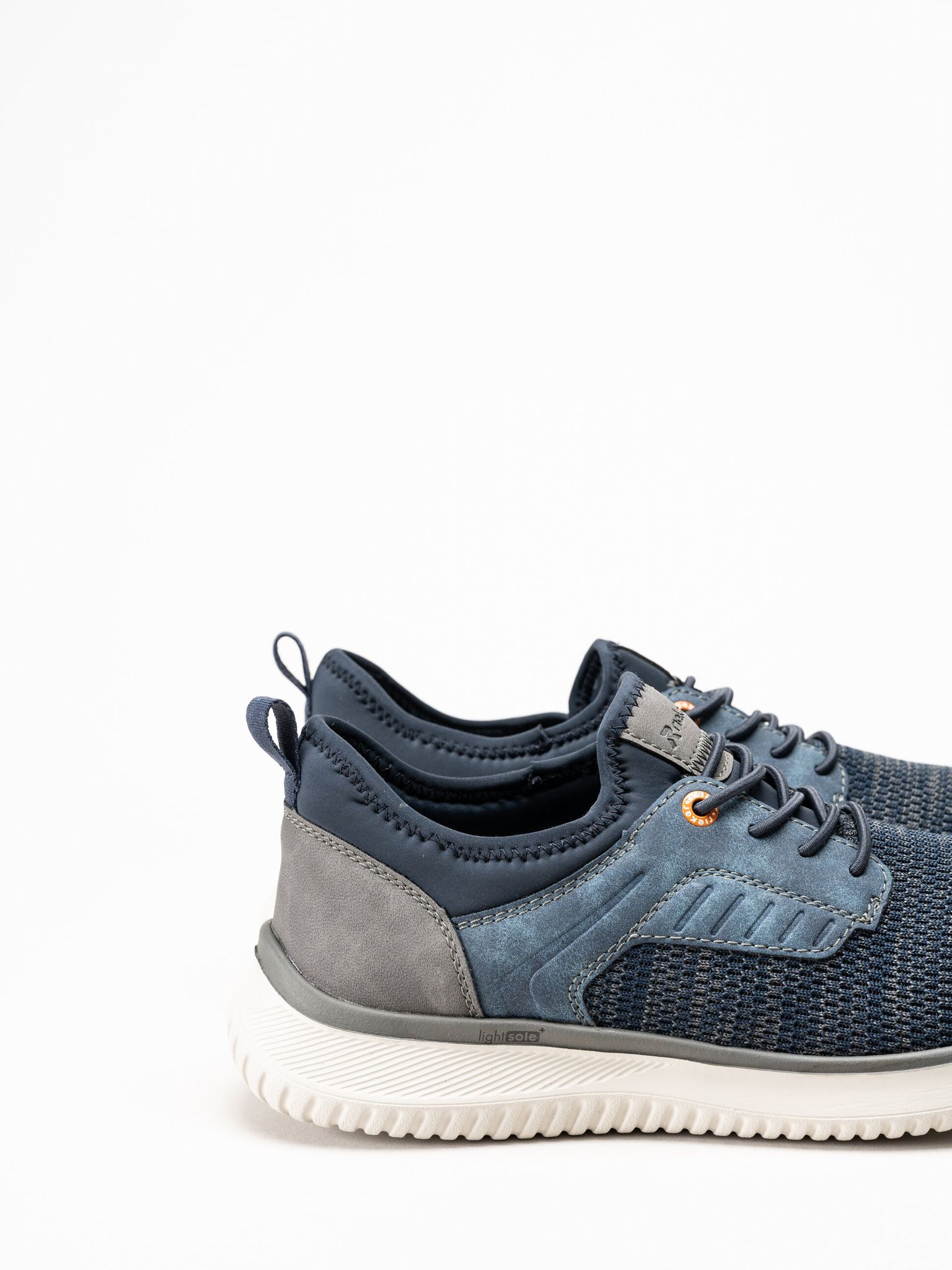 Rieker - Blå slip on sneakers
