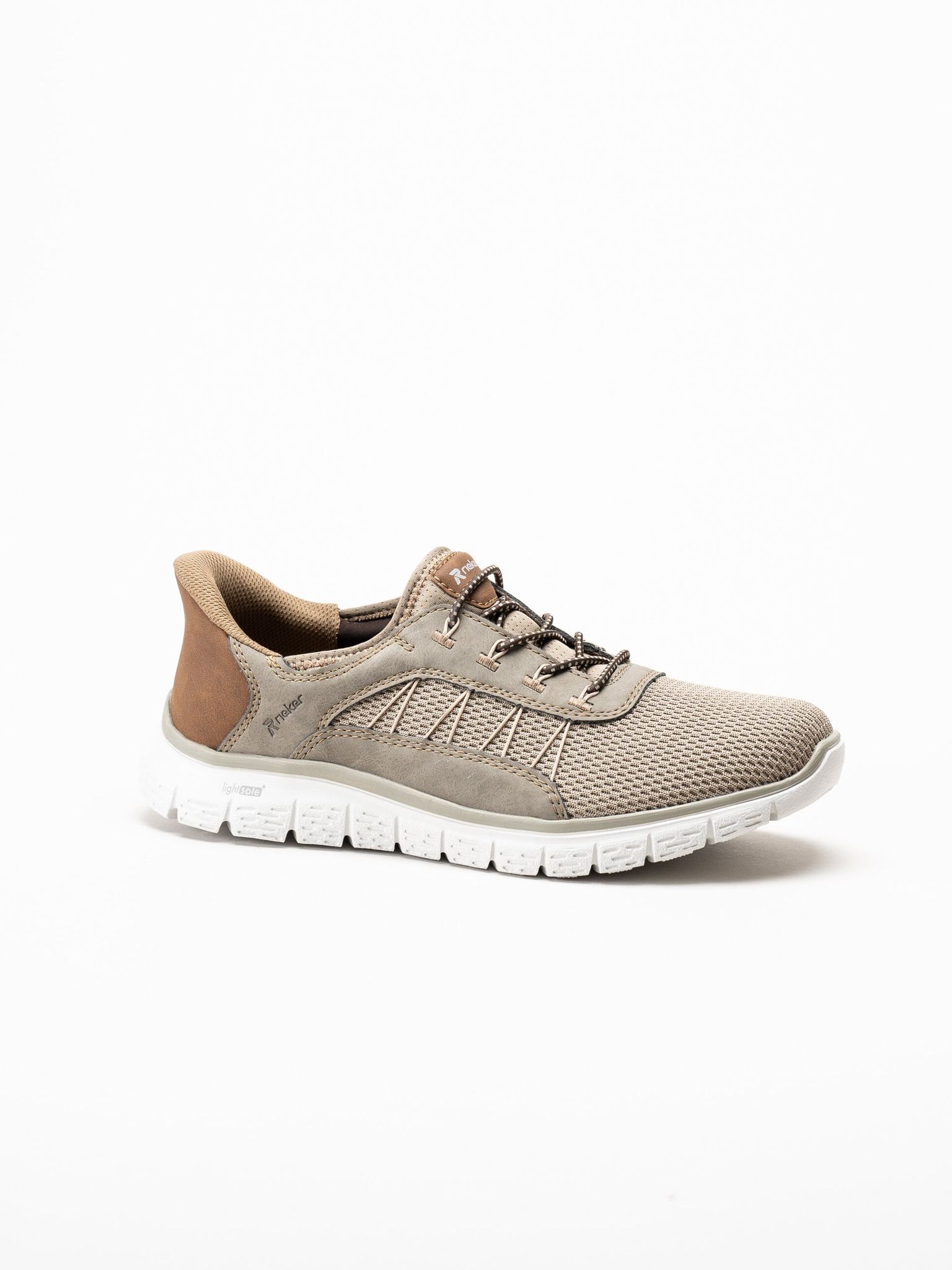 Rieker - Beige slip on sneakers