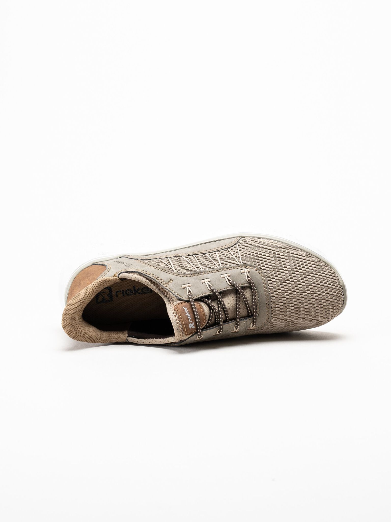 Rieker - Beige slip on sneakers