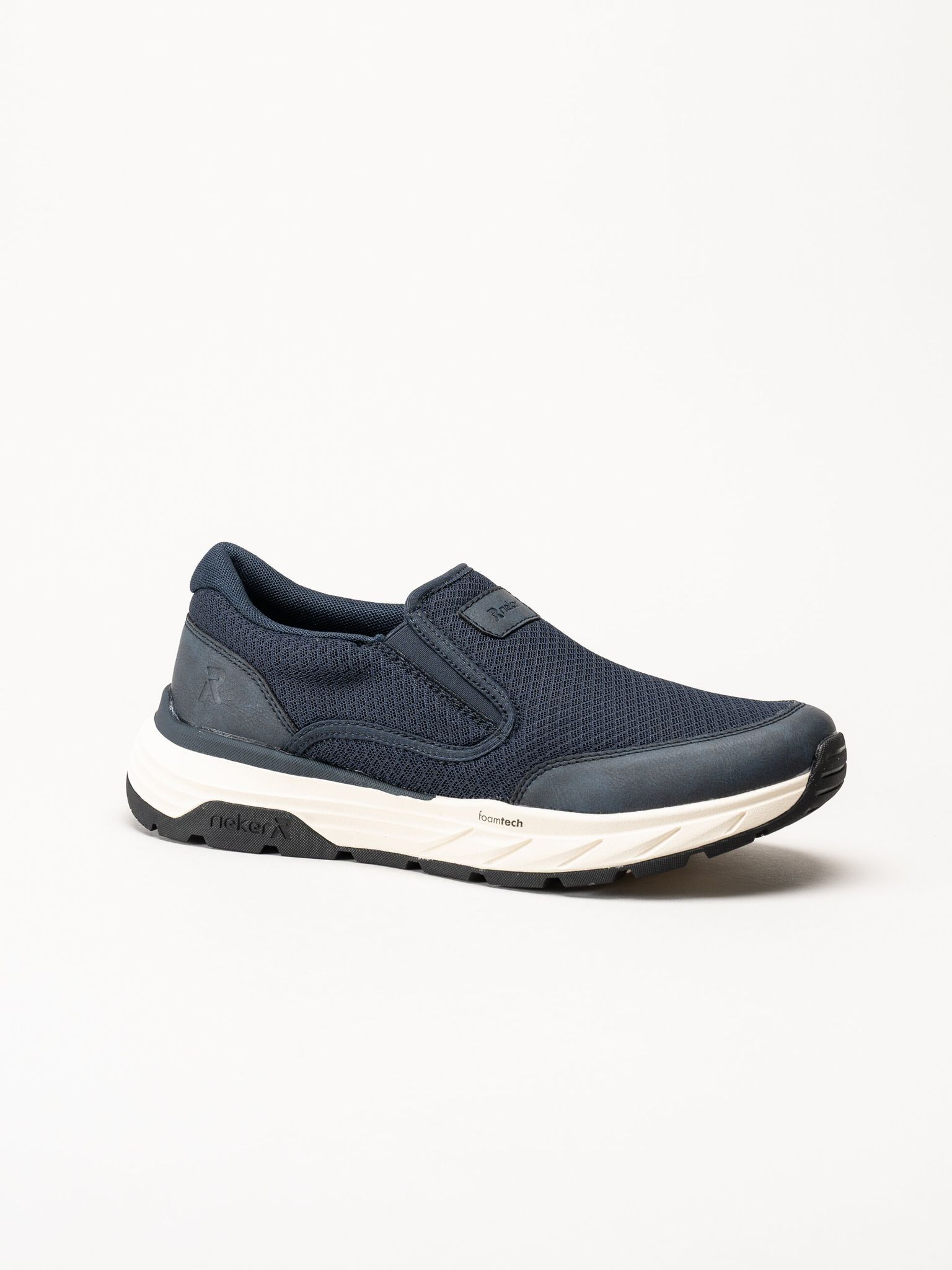 Rieker - Marinblå slip on sneakers