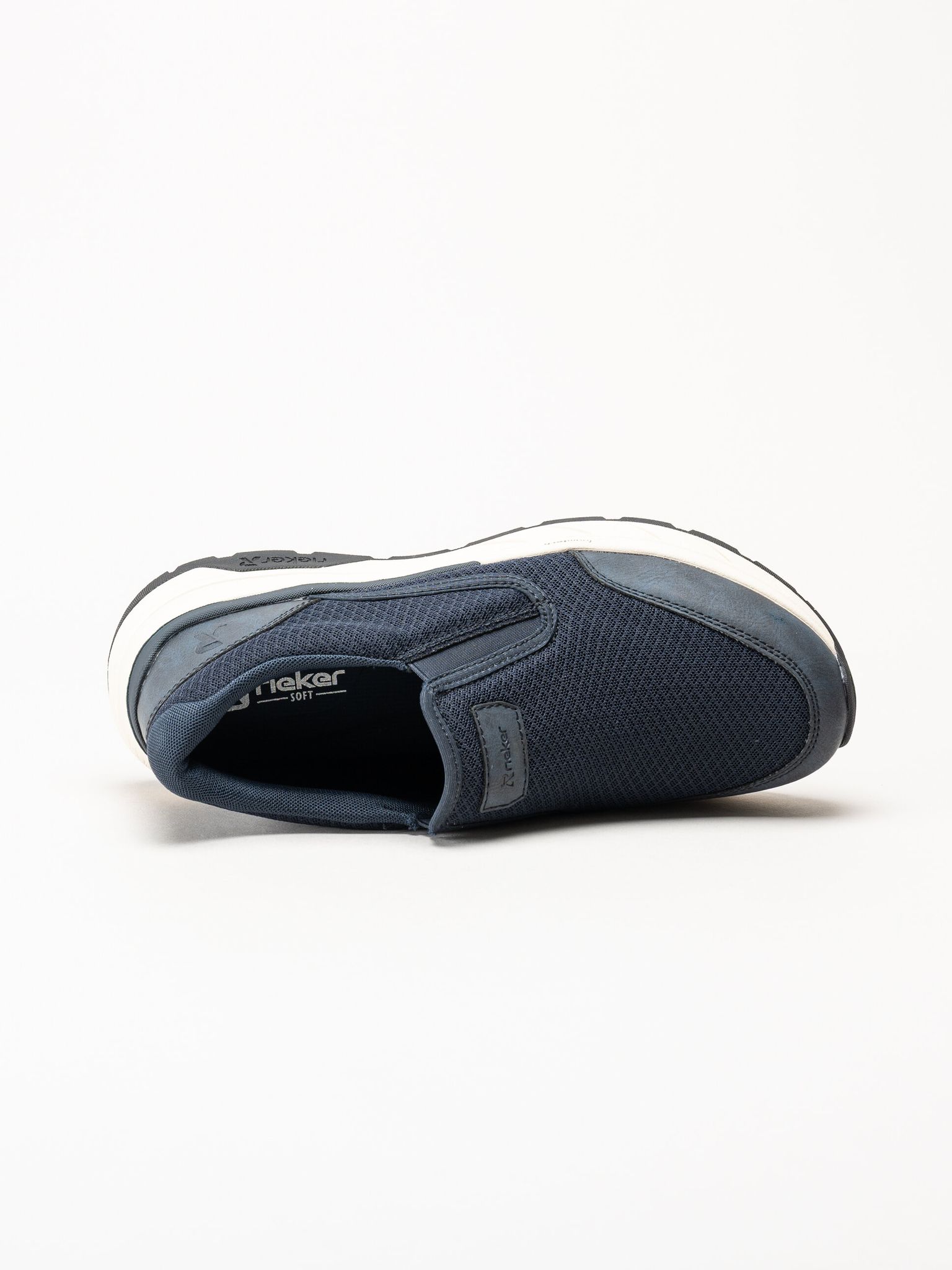 Rieker - Marinblå slip on sneakers