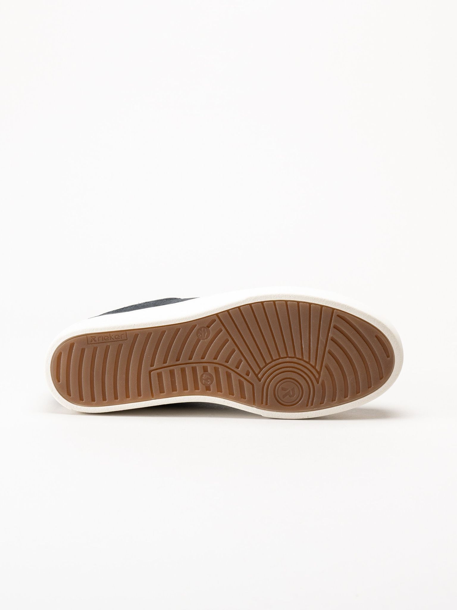 Rieker - Mörkblå sneakers i mocka