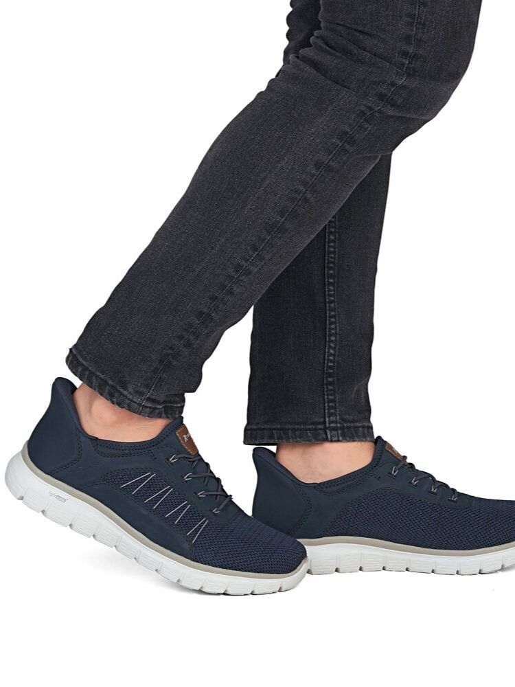 Rieker - Ready 2Go - Blå slip on skor i mesh