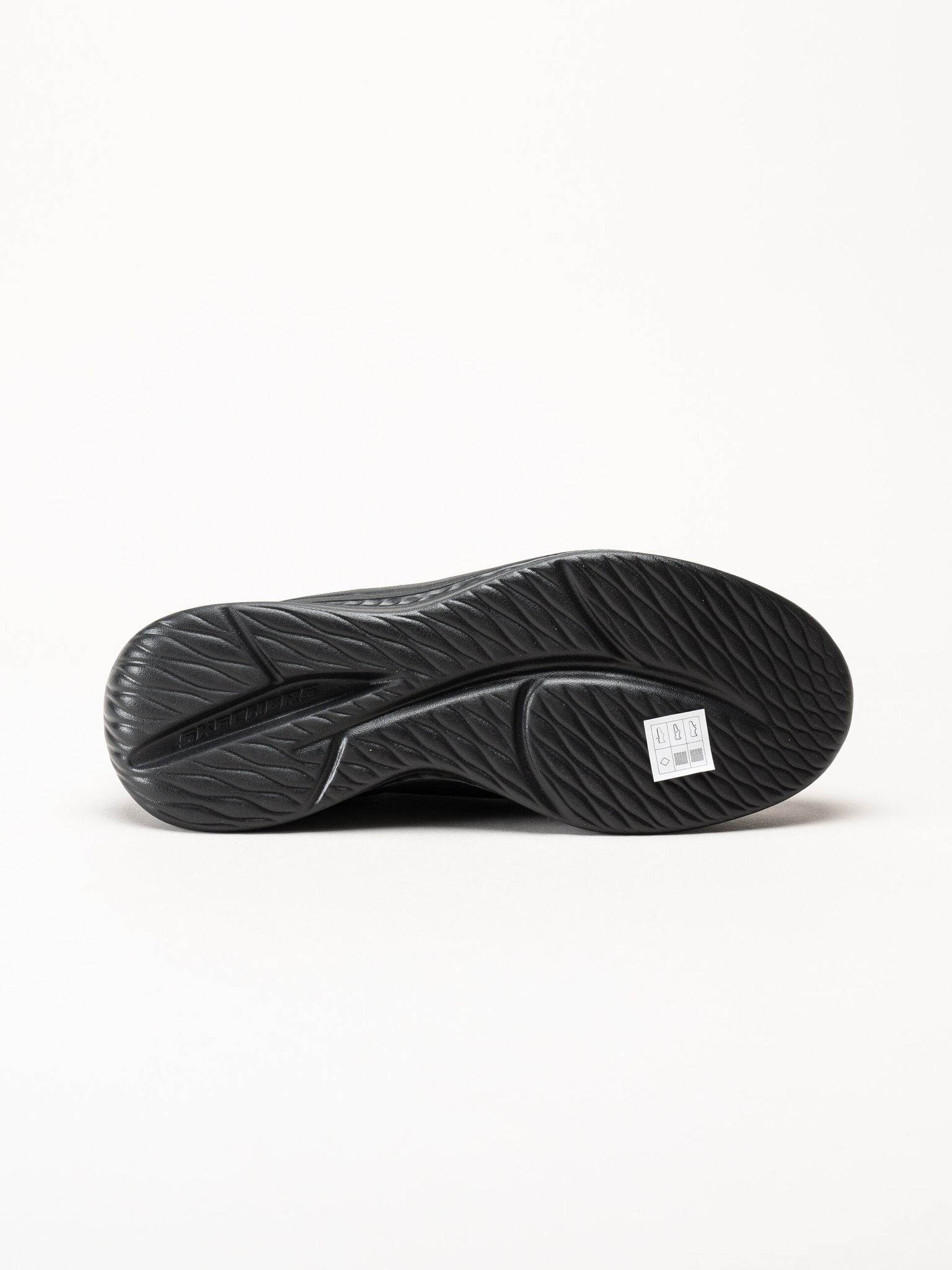 Skechers - Relaxed Fit - Svarta slip ins sneakers i mesh