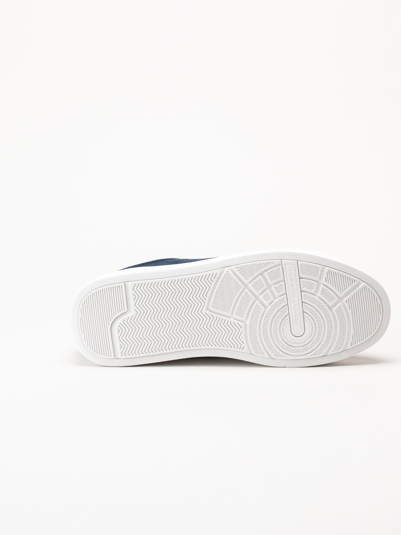 Tommy Hilfiger - TH Court Core Suede - Mörkblåa sneakers i mocka