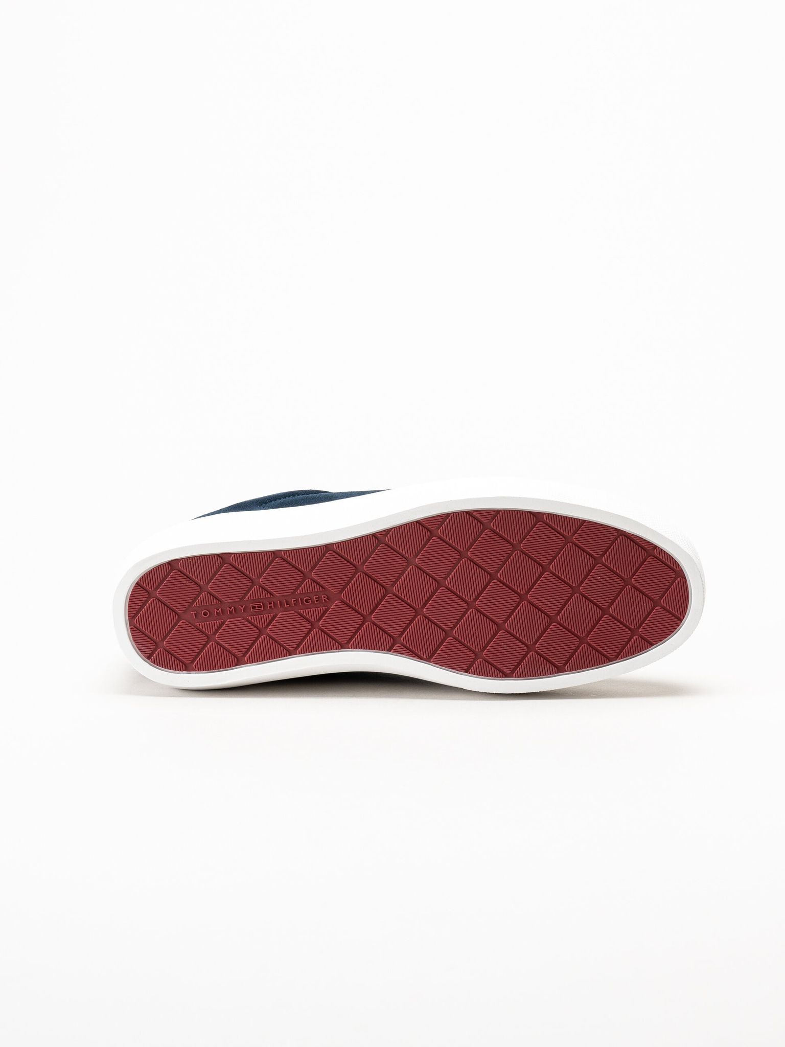 Tommy Hilfiger - Premium Dress Leather Mix - Blå sneakers i mocka