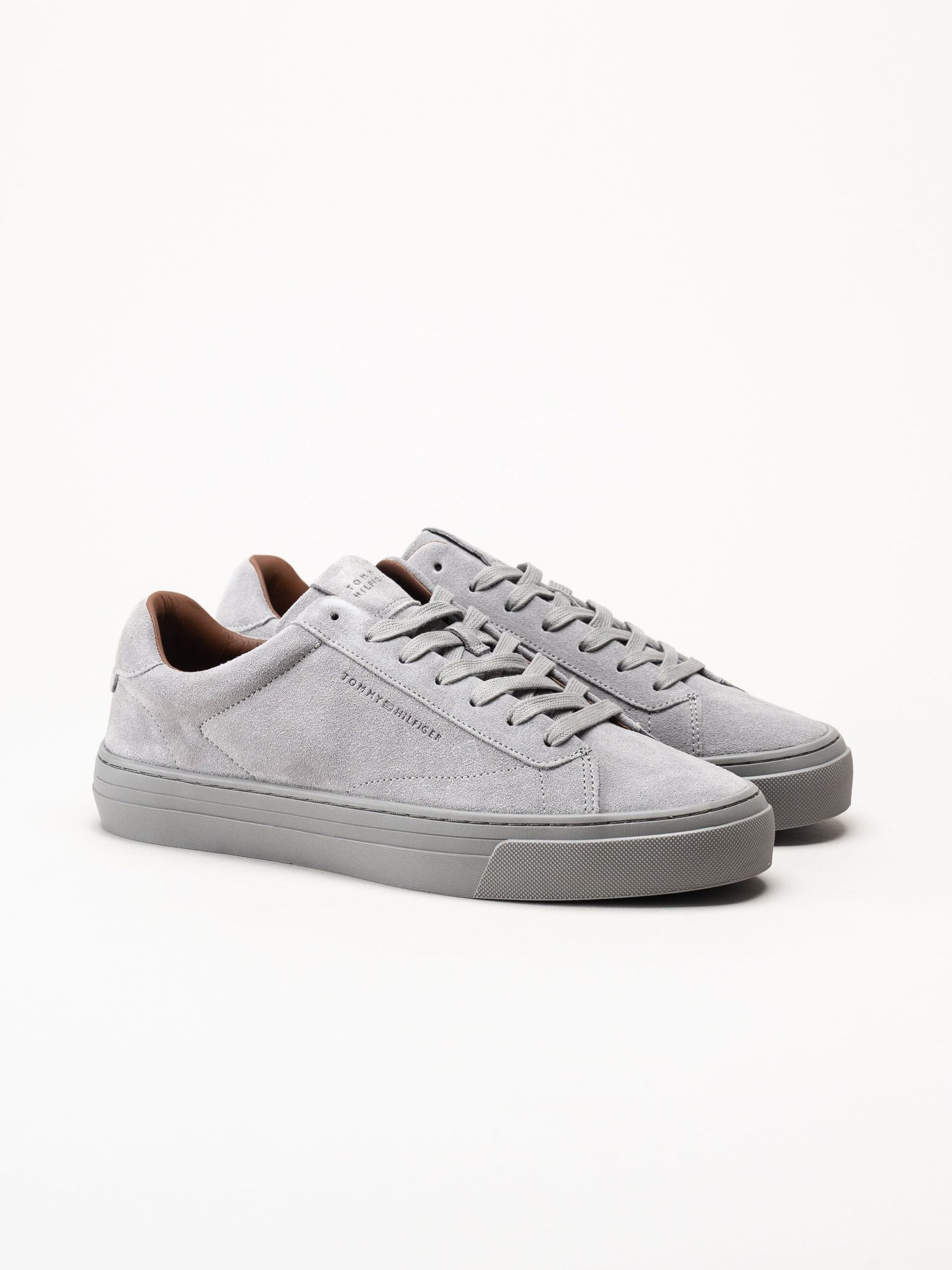 Tommy Hilfiger - Park Premium - Grå sneakers i mocka