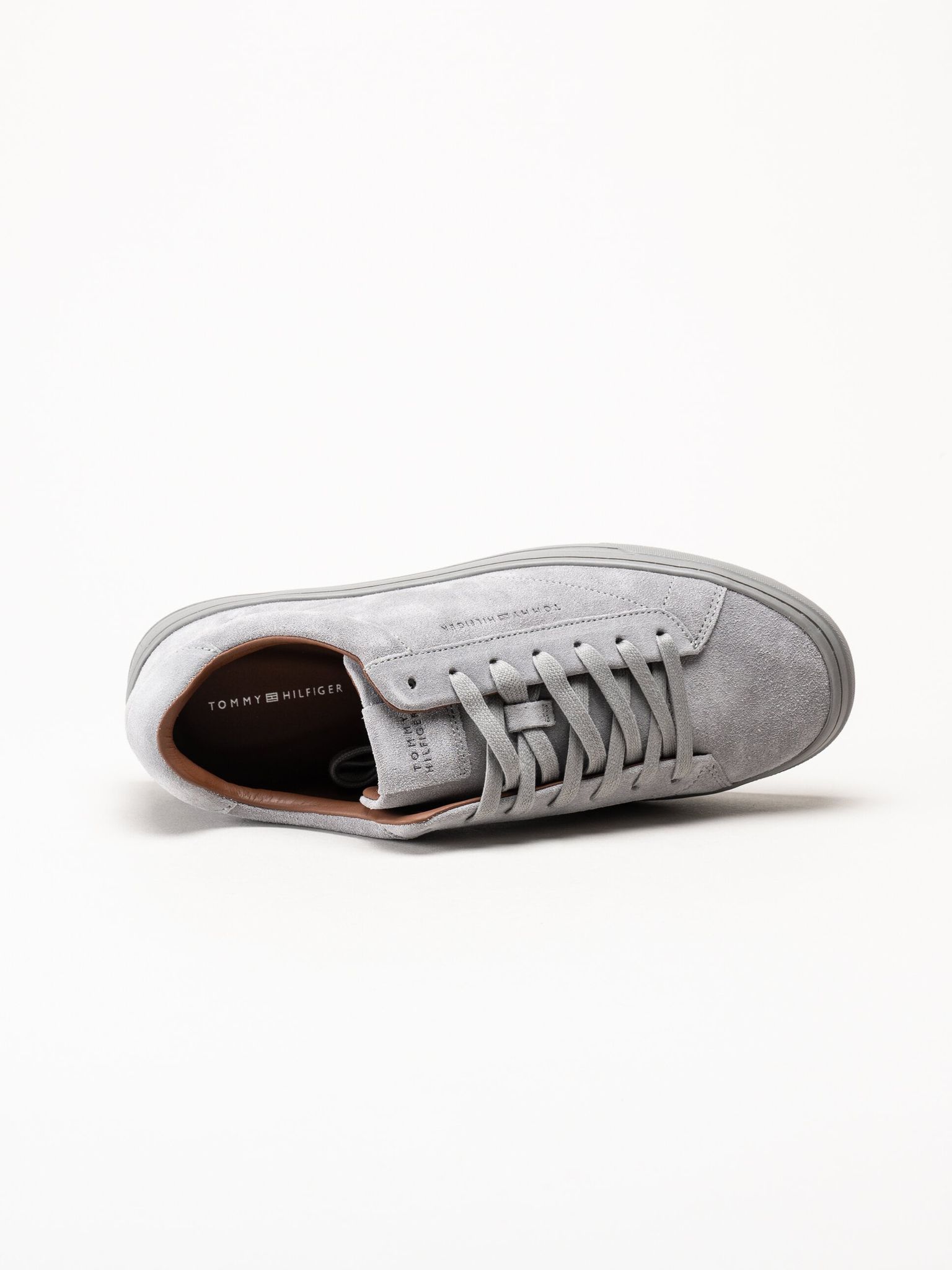Tommy Hilfiger - Park Premium - Grå sneakers i mocka