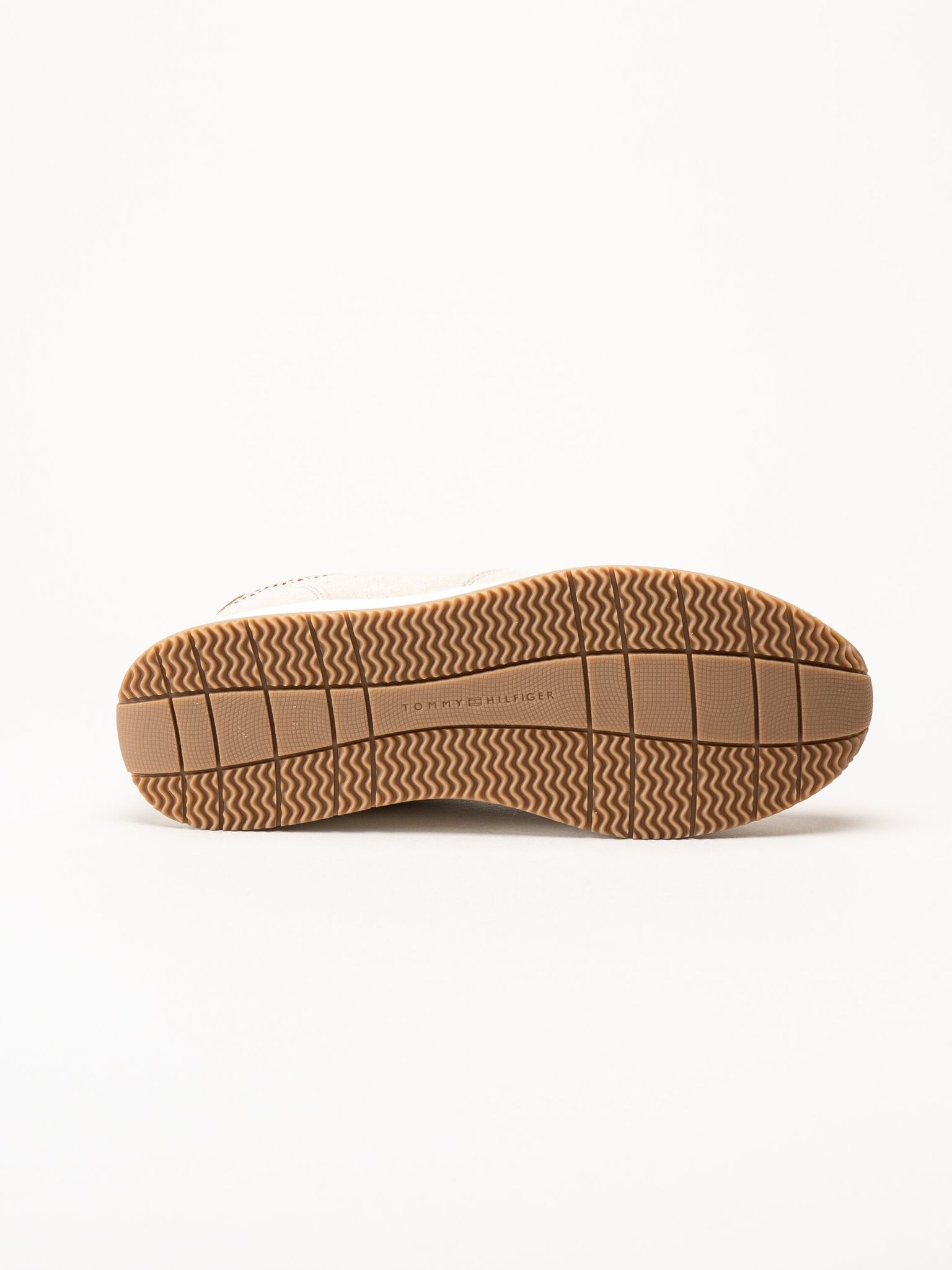 Tommy Hilfiger - Newport Mix - Beige sneakers i mocka