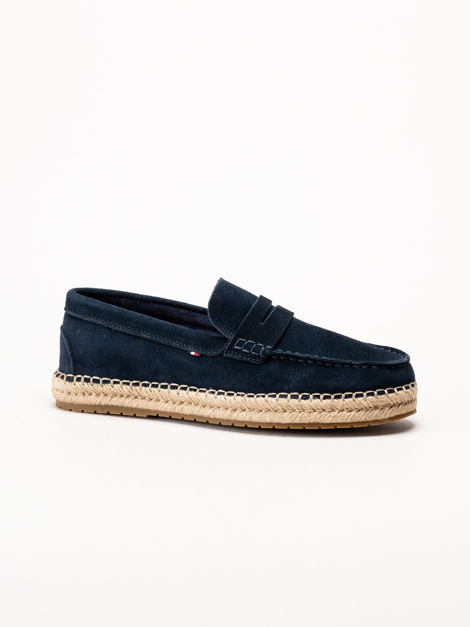 Tommy Hilfiger - Flexible Hilfiger Espadrille - Mörkblå espadrillos i mocka