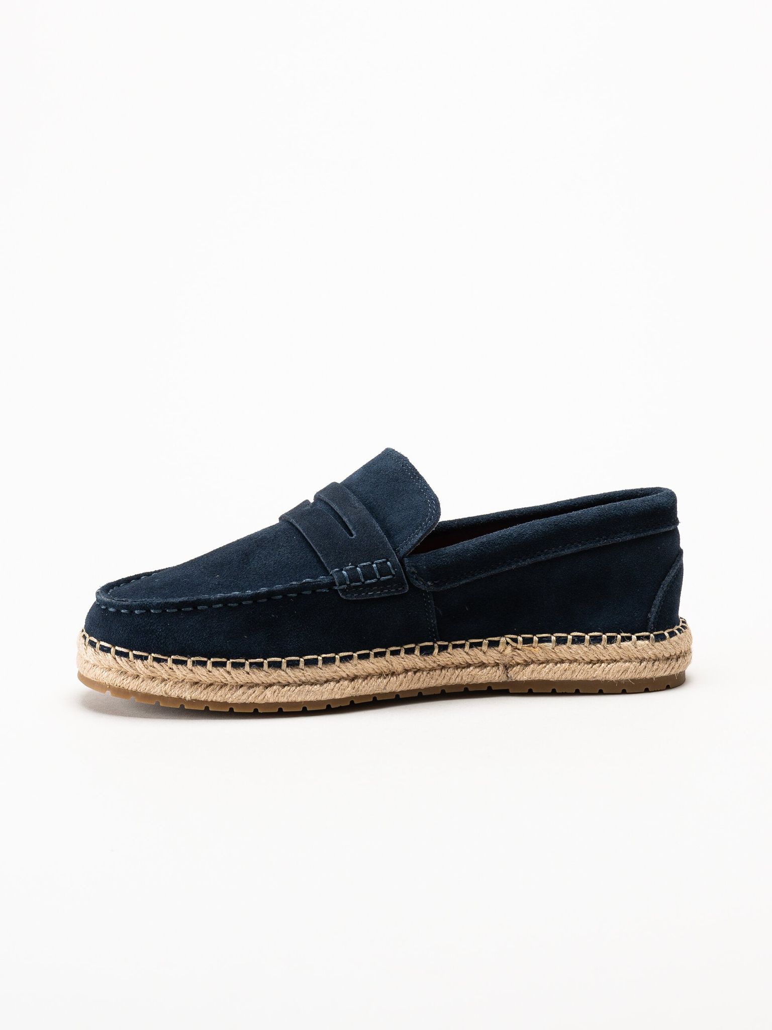 Tommy Hilfiger - Flexible Hilfiger Espadrille - Mörkblå espadrillos i mocka