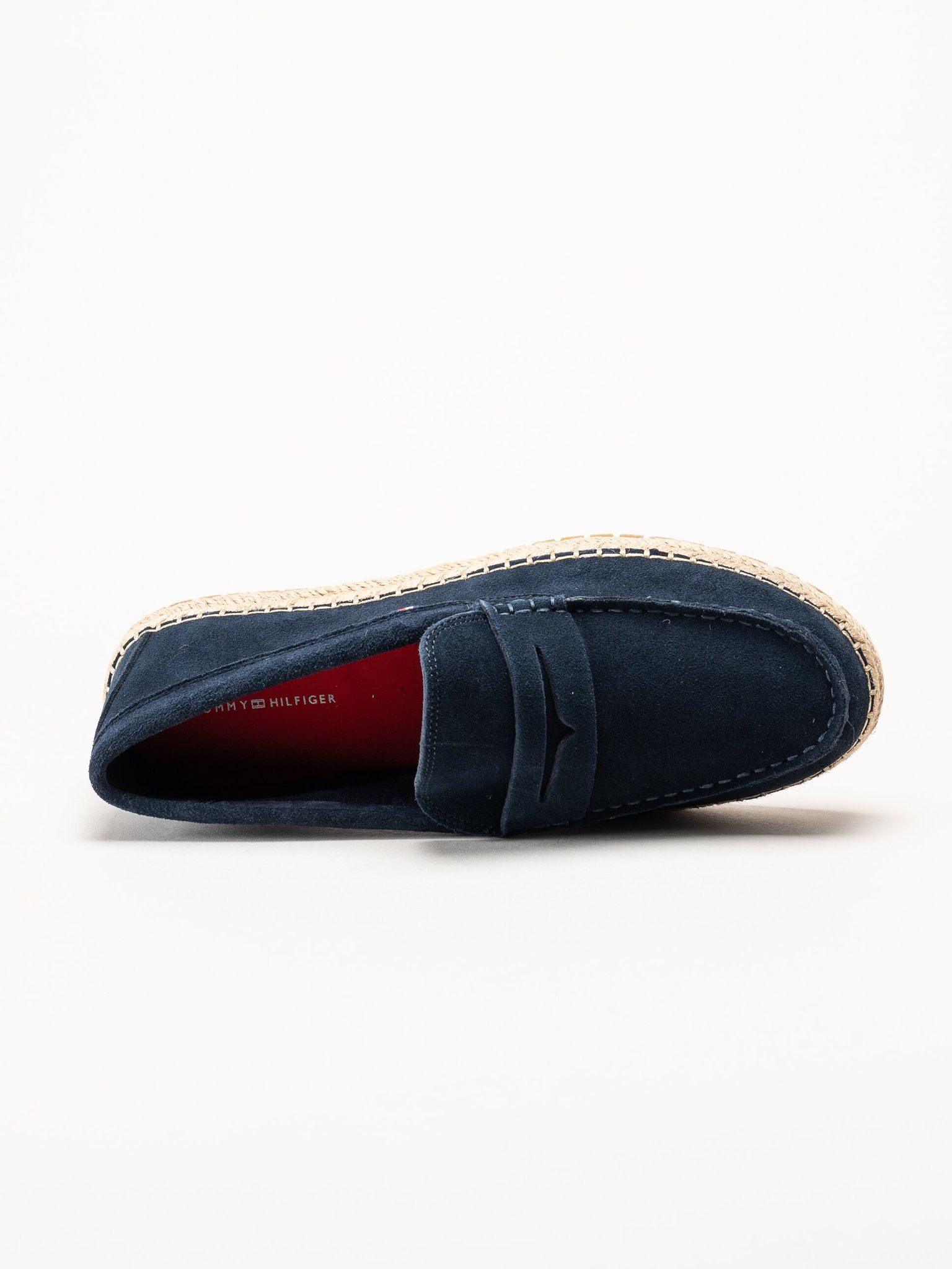 Tommy Hilfiger - Flexible Hilfiger Espadrille - Mörkblå espadrillos i mocka