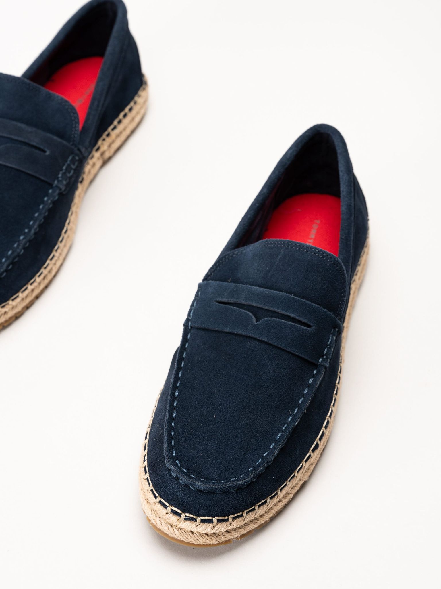 Tommy Hilfiger - Flexible Hilfiger Espadrille - Mörkblå espadrillos i mocka