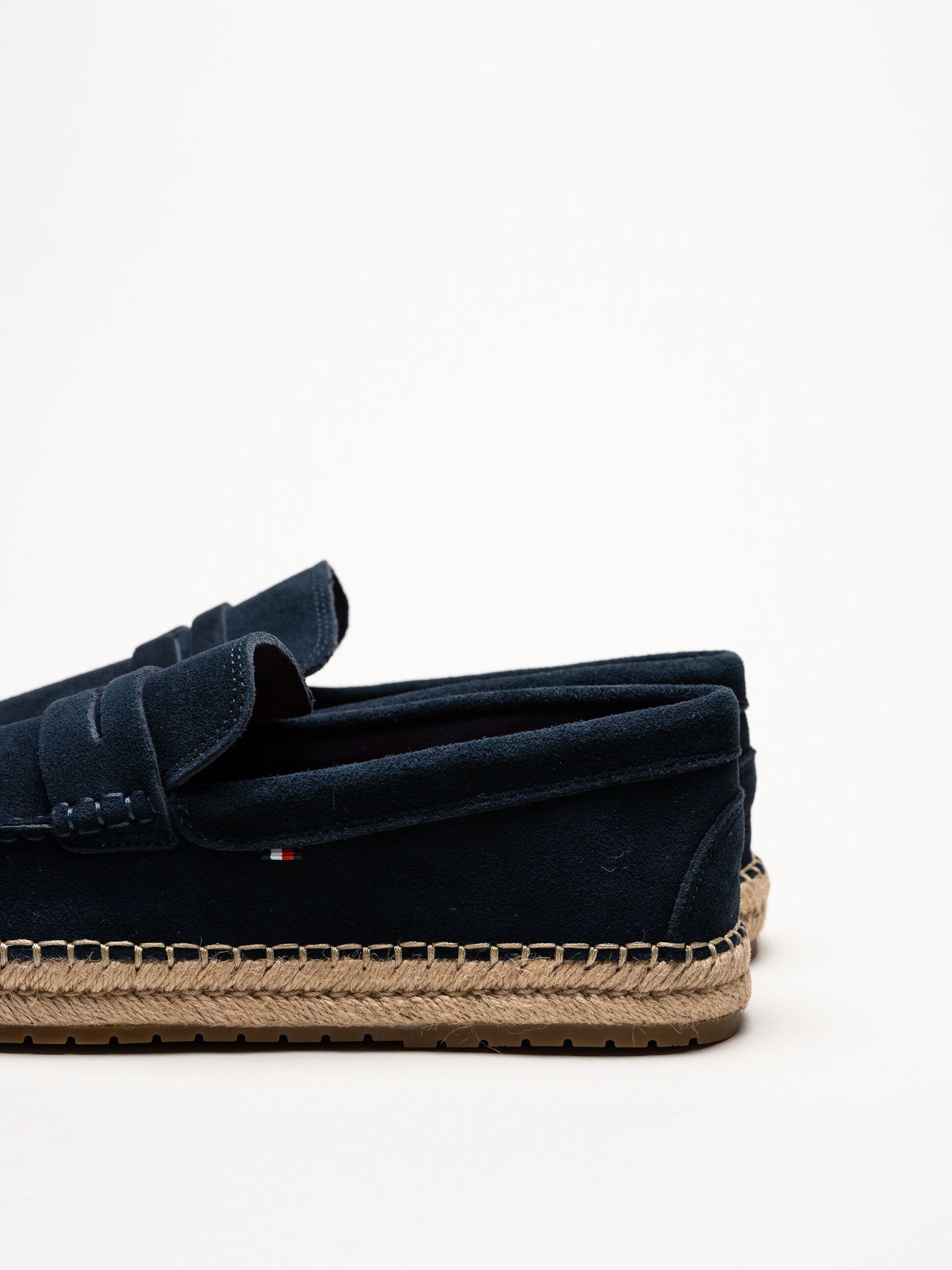 Tommy Hilfiger - Flexible Hilfiger Espadrille - Mörkblå espadrillos i mocka